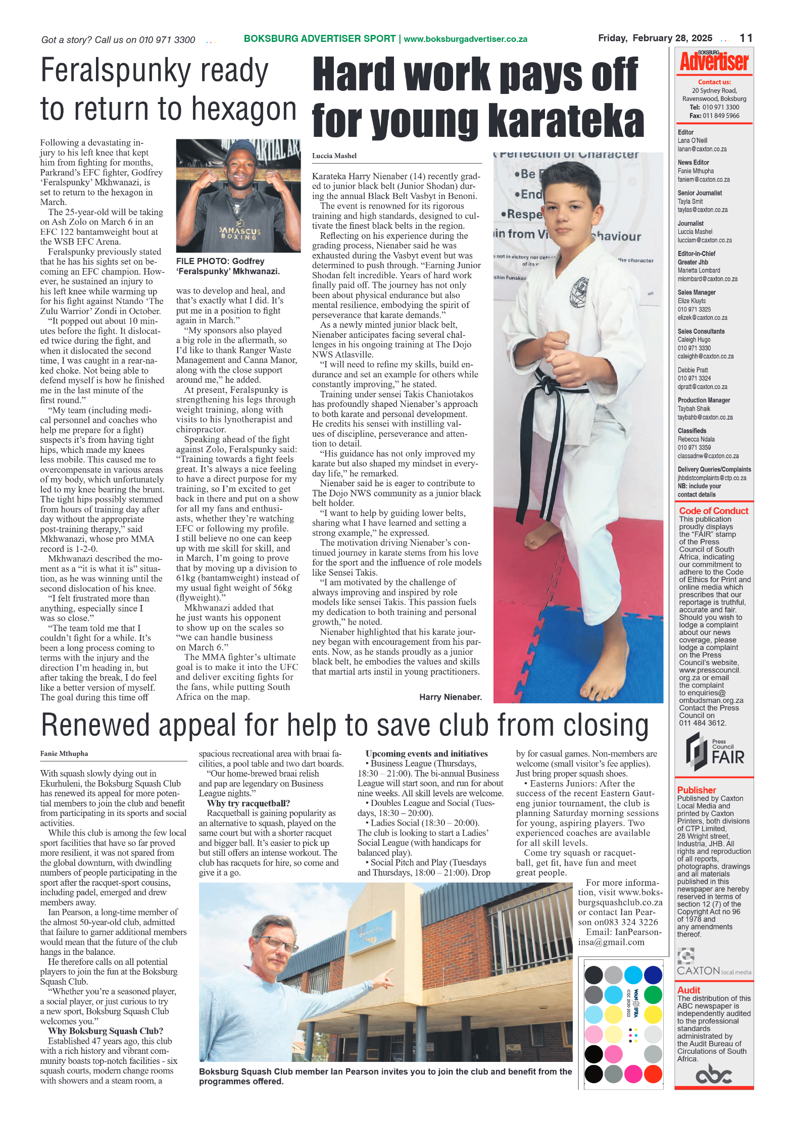 Boksburg Advertiser 28 February 2025 page 11