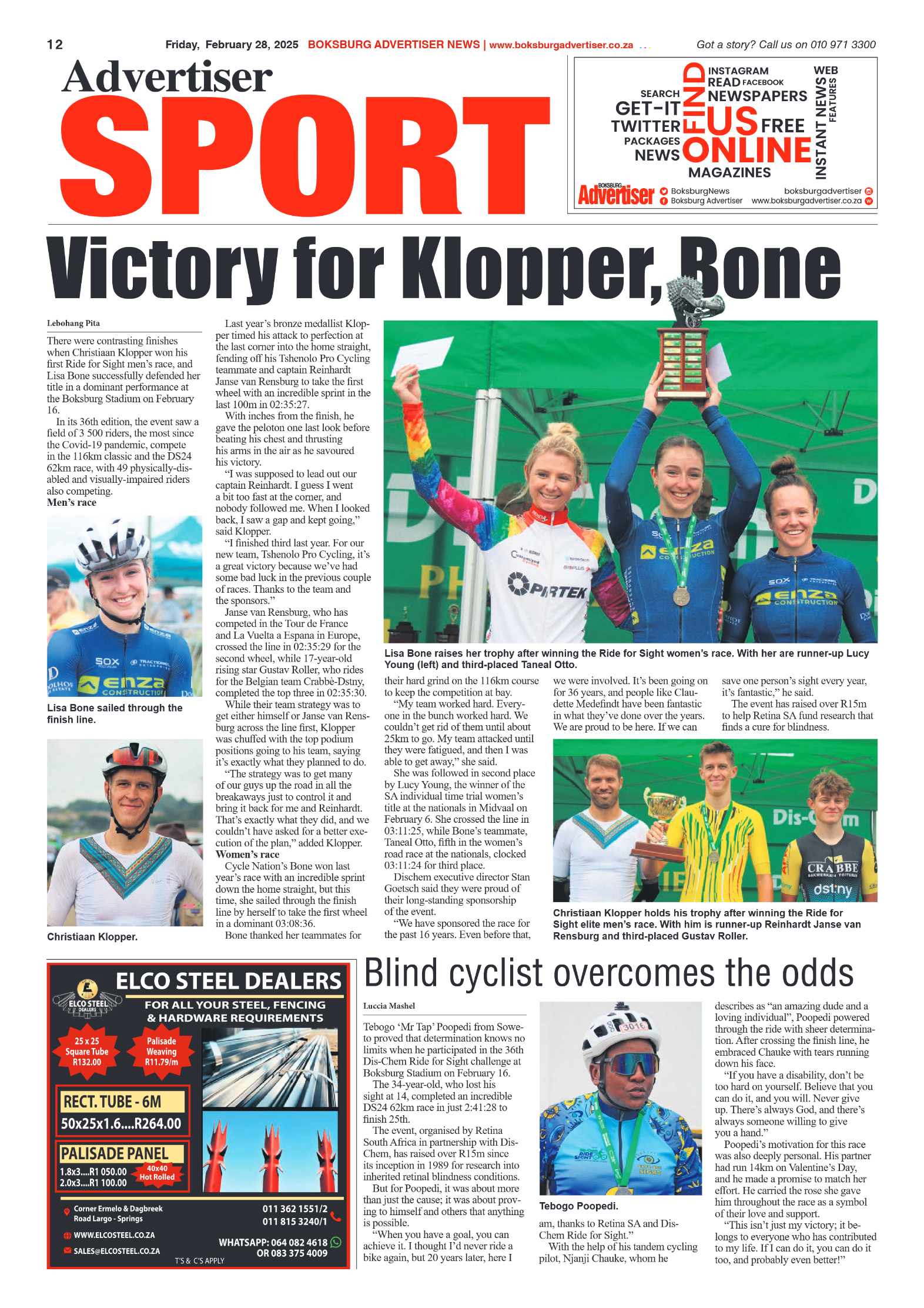 Boksburg Advertiser 28 February 2025 page 12