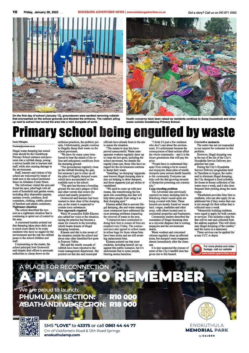 Boksburg Advertiser 28 January 2022 page 10