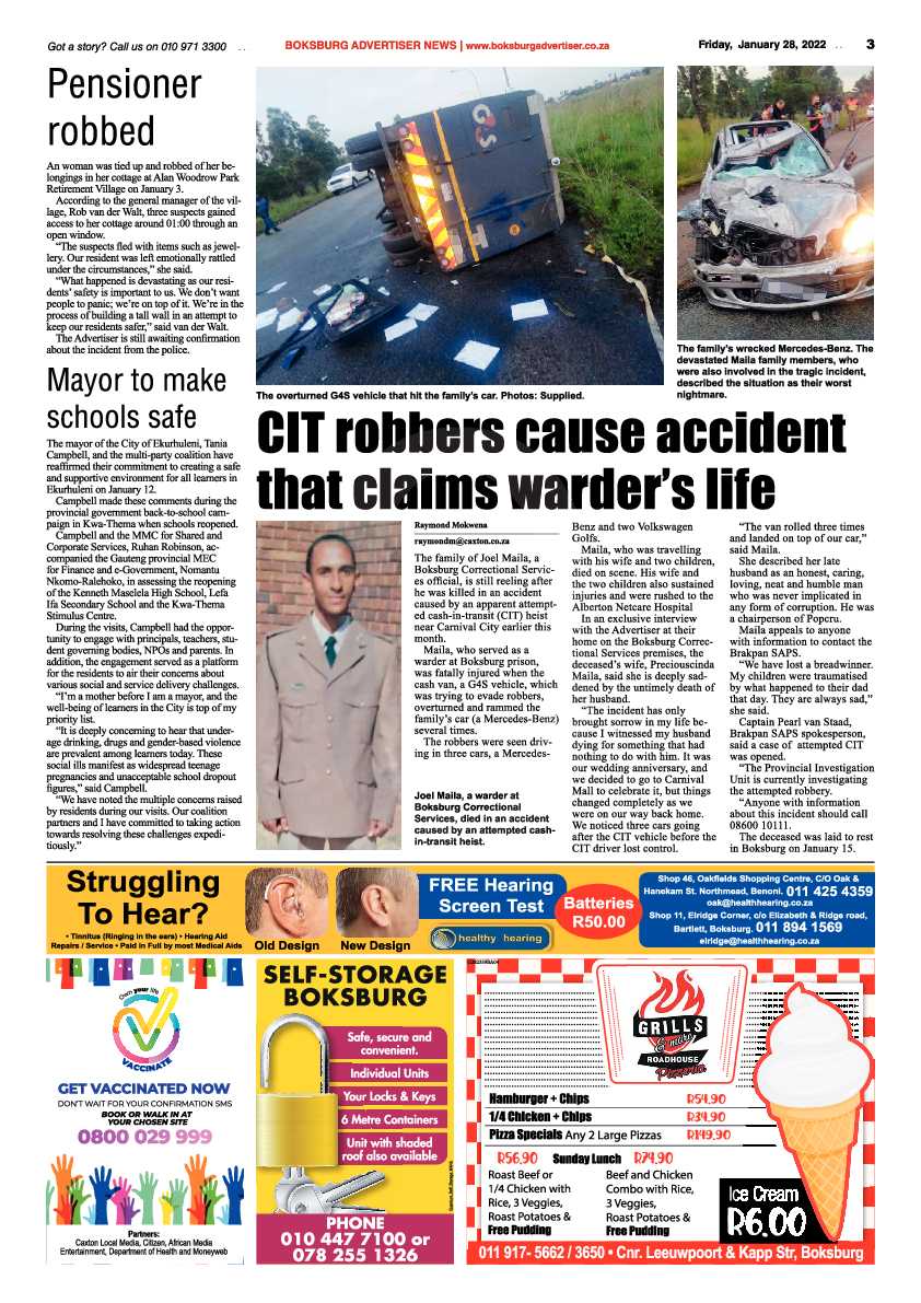 Boksburg Advertiser 28 January 2022 page 3