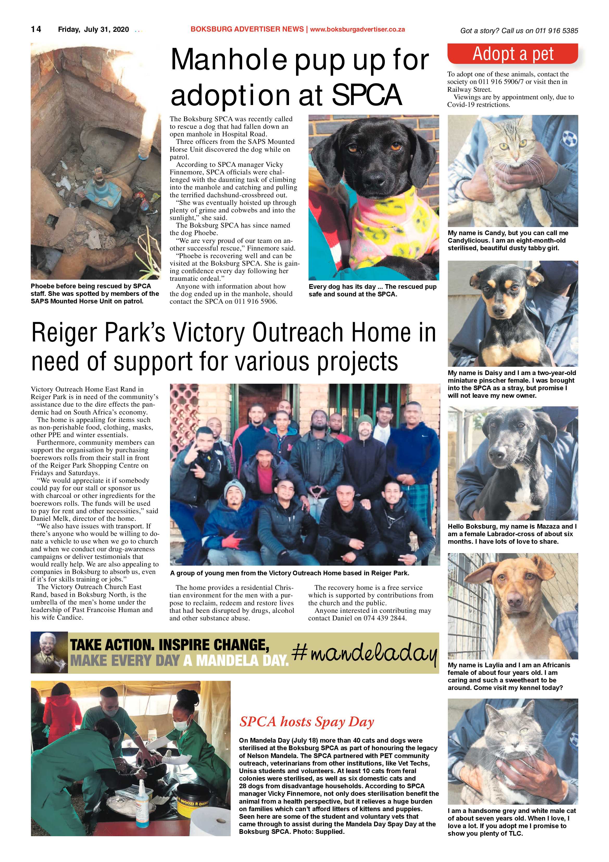 Boksburg Advertiser 28 July 2020 page 14