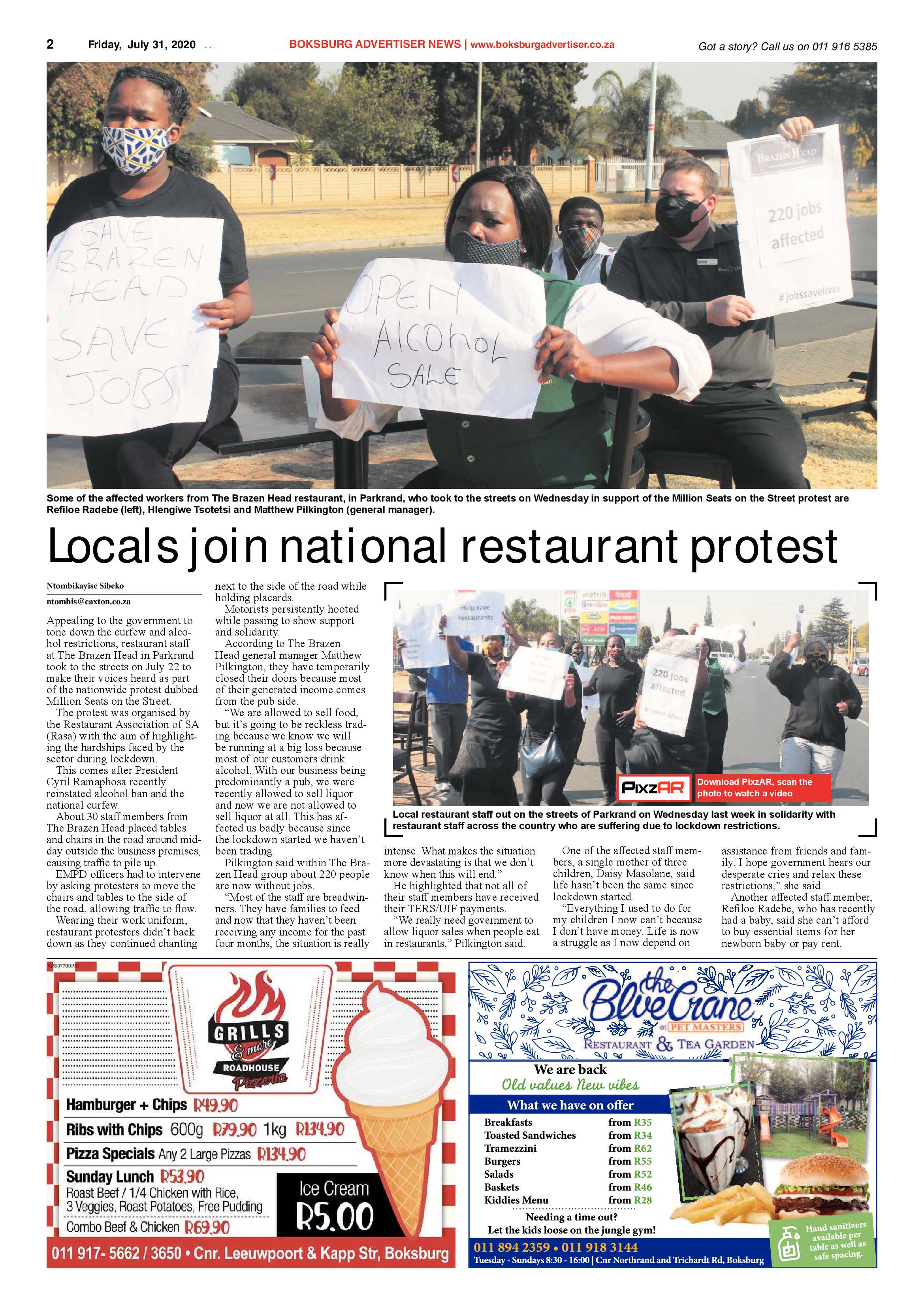 Boksburg Advertiser 28 July 2020 page 2
