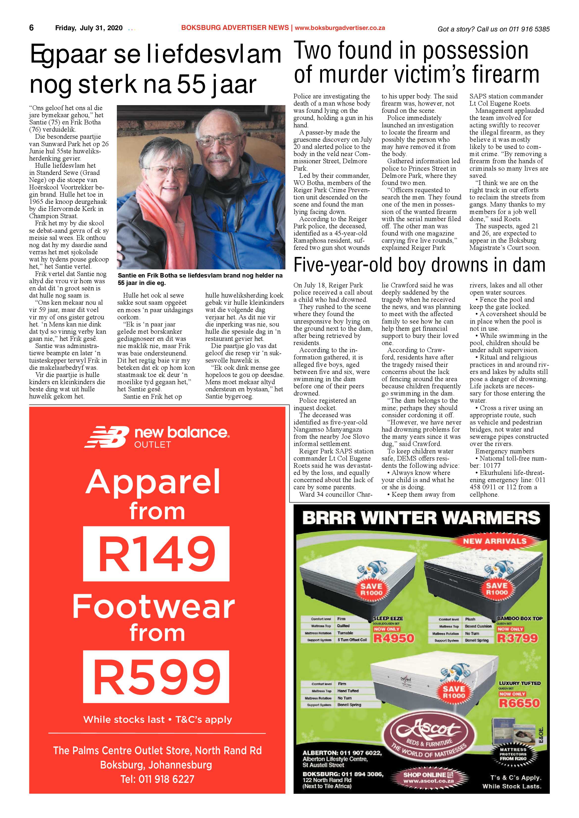 Boksburg Advertiser 28 July 2020 page 6