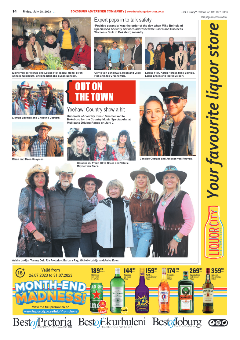 Boksburg Advertiser 28 July 2023 page 14
