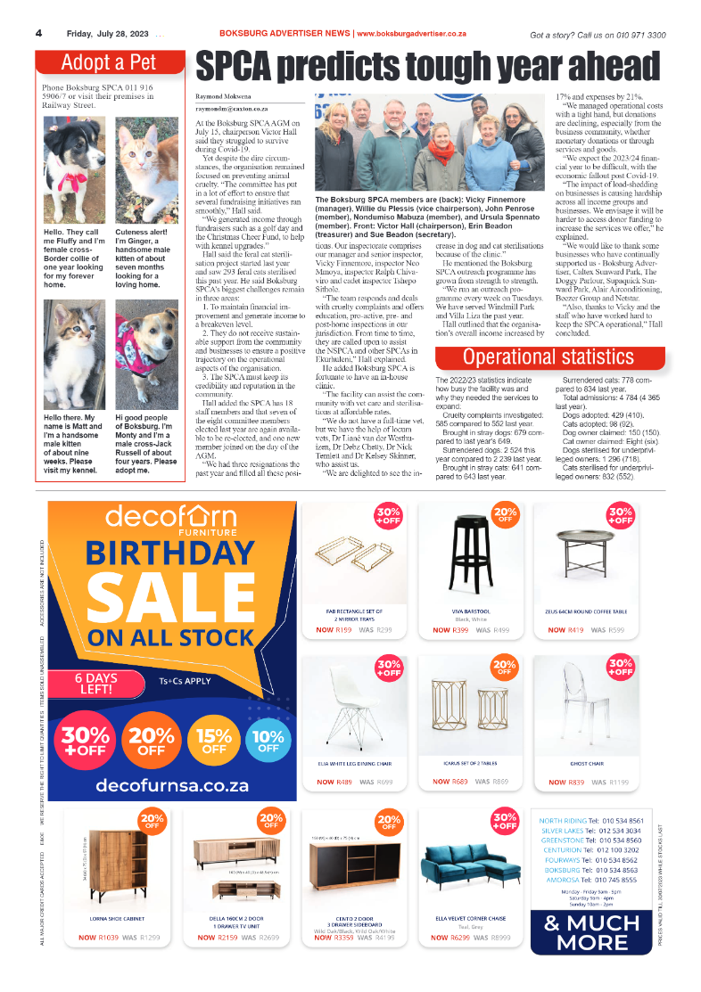 Boksburg Advertiser 28 July 2023 page 4
