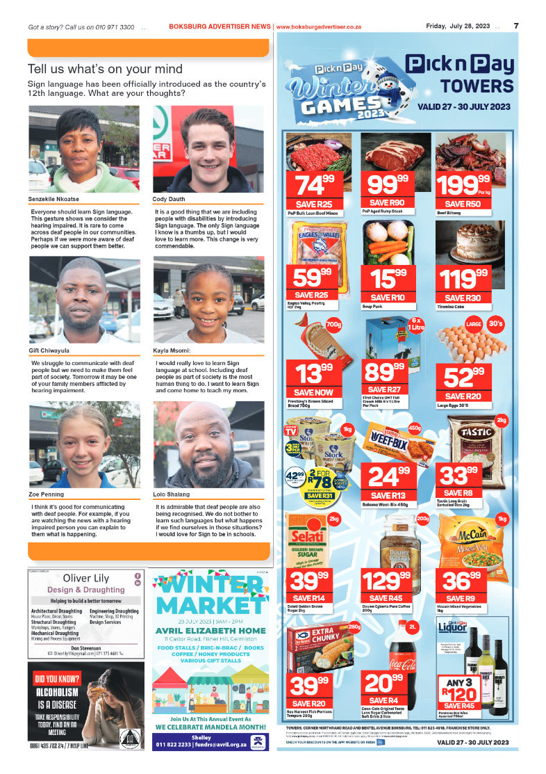 Boksburg Advertiser 28 July 2023 page 7