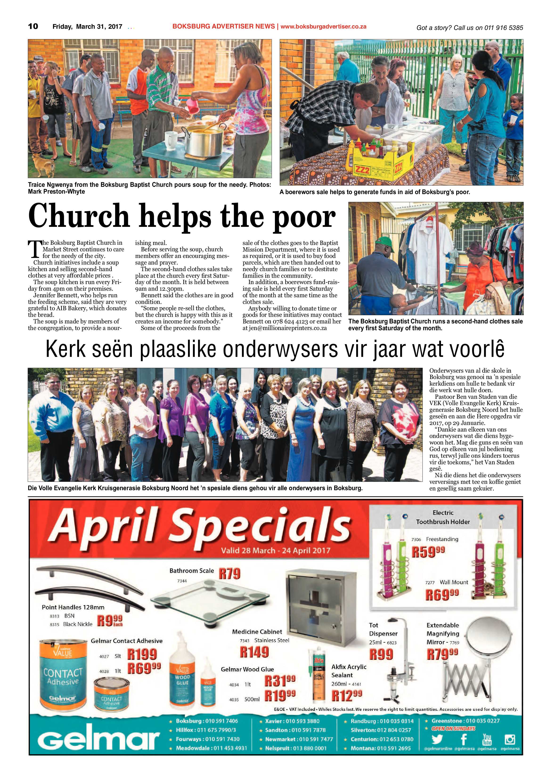 Boksburg Advertiser 28 March 2017 page 10