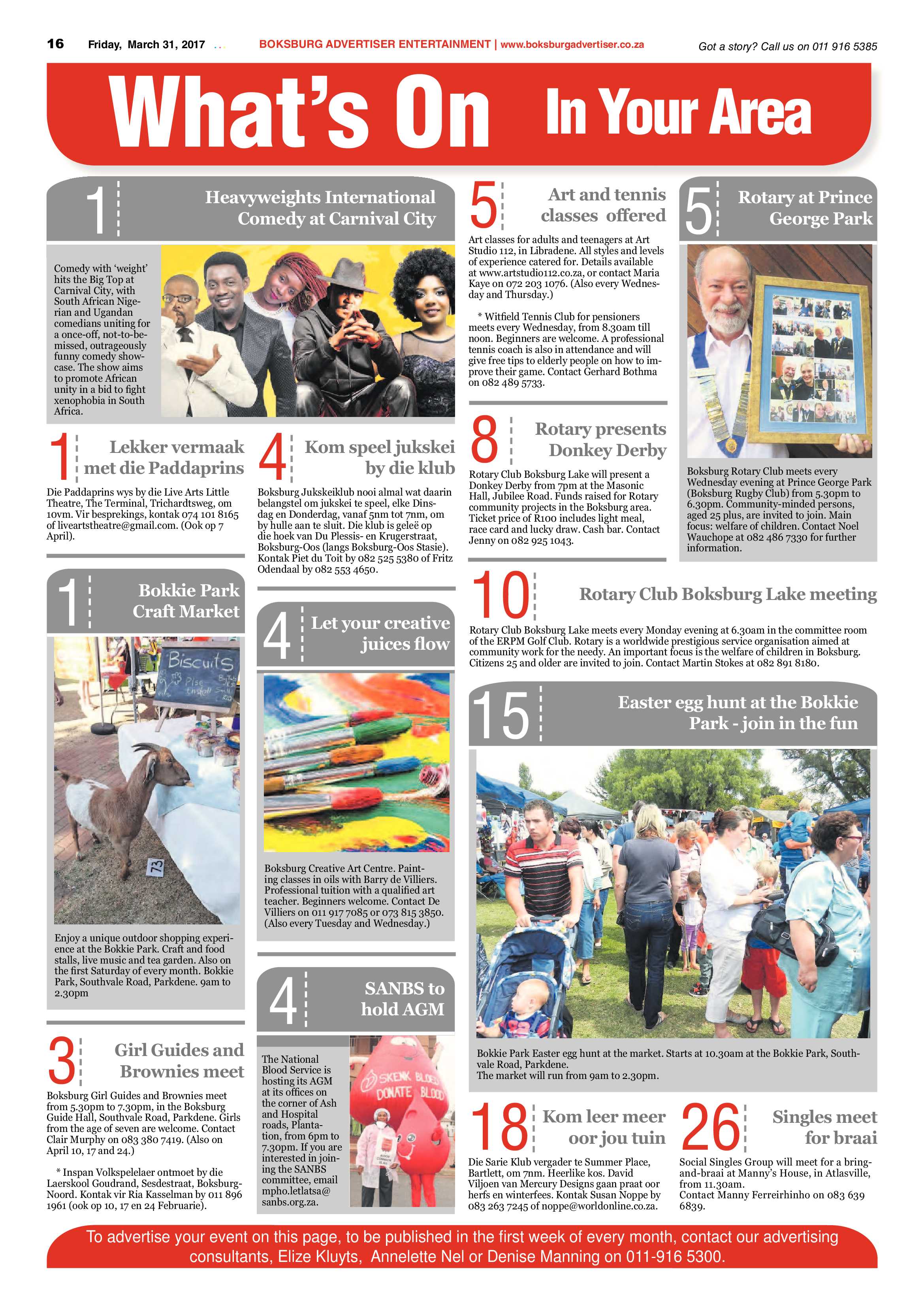 Boksburg Advertiser 28 March 2017 page 16
