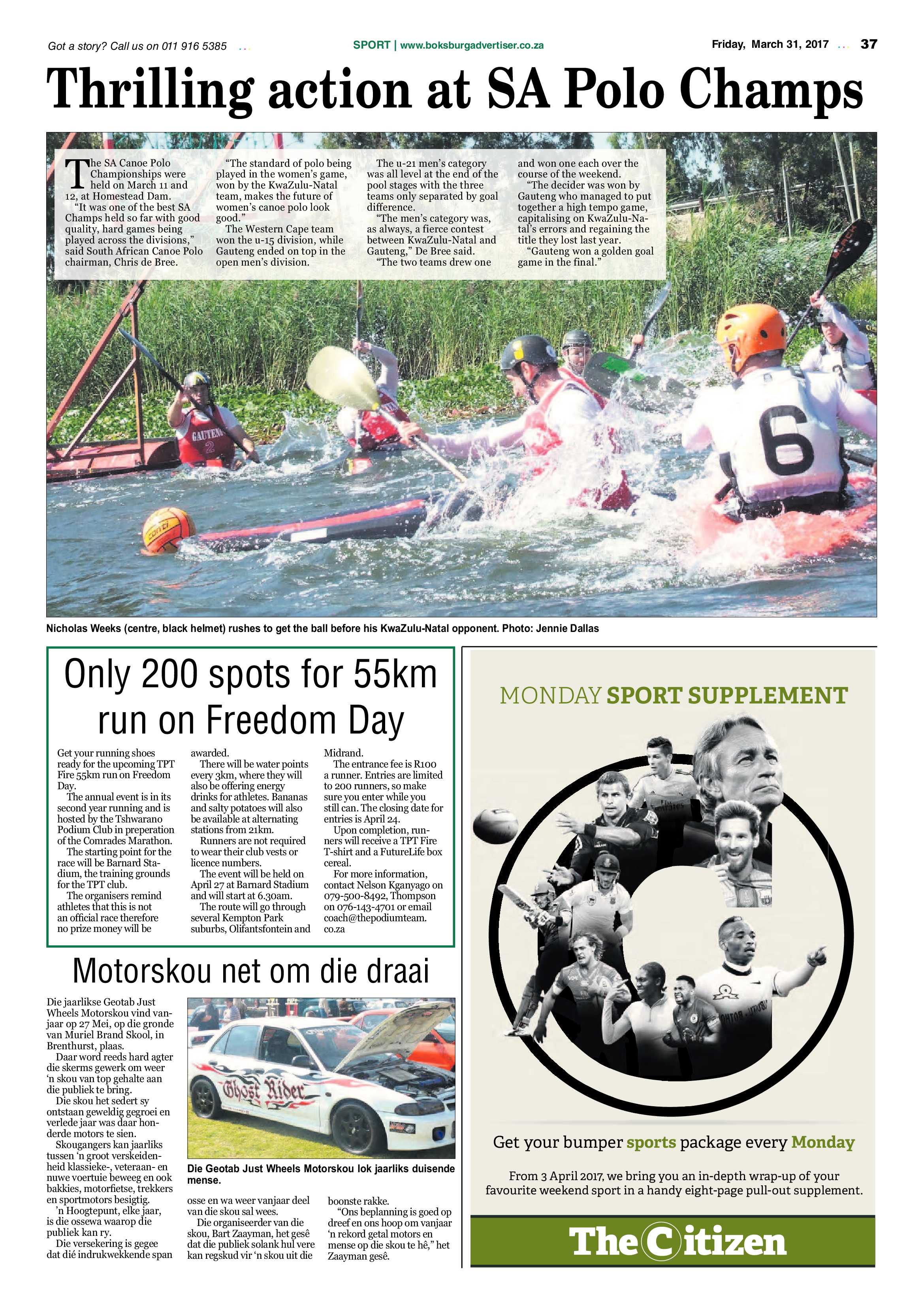 Boksburg Advertiser 28 March 2017 page 37
