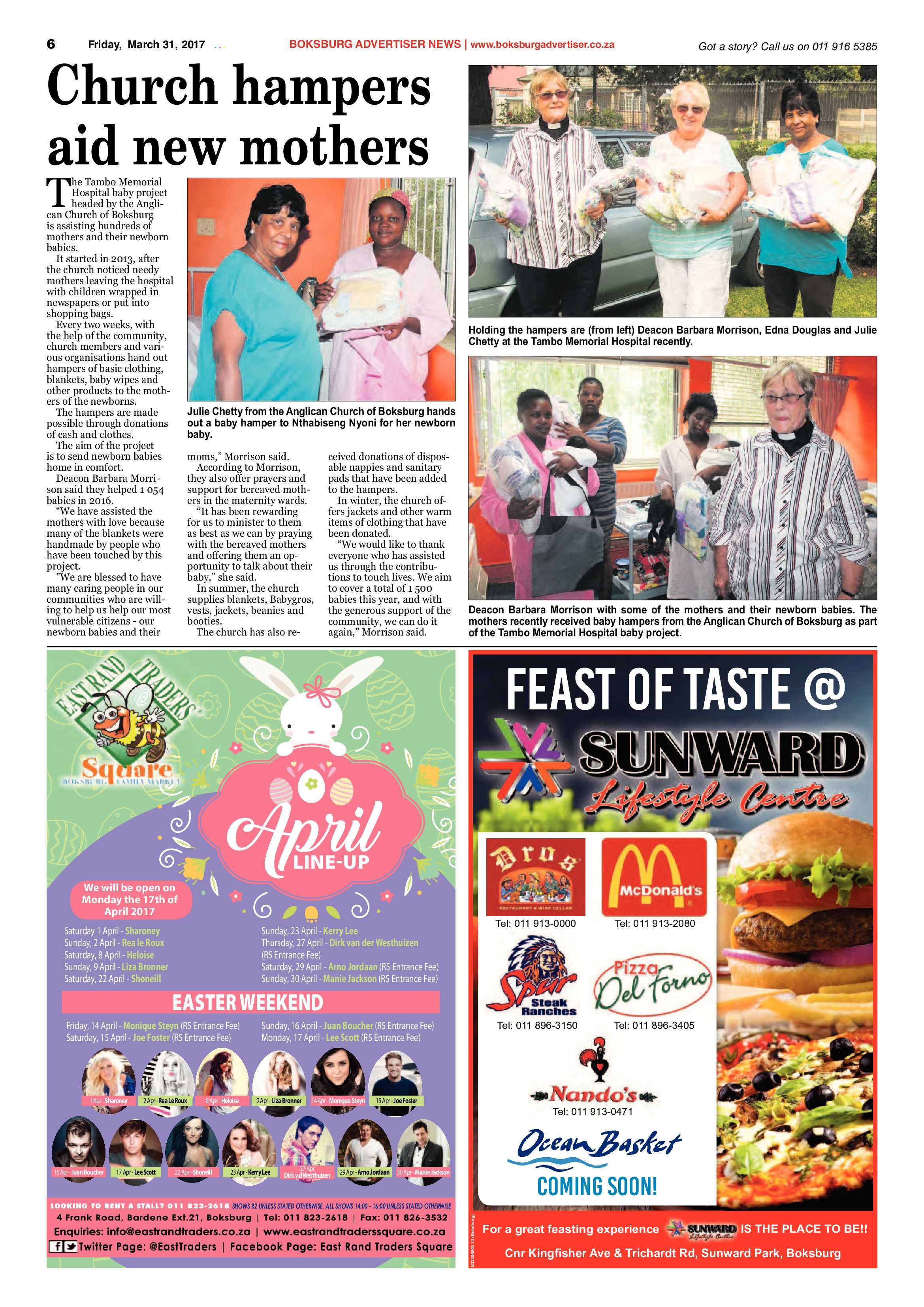 Boksburg Advertiser 28 March 2017 page 6