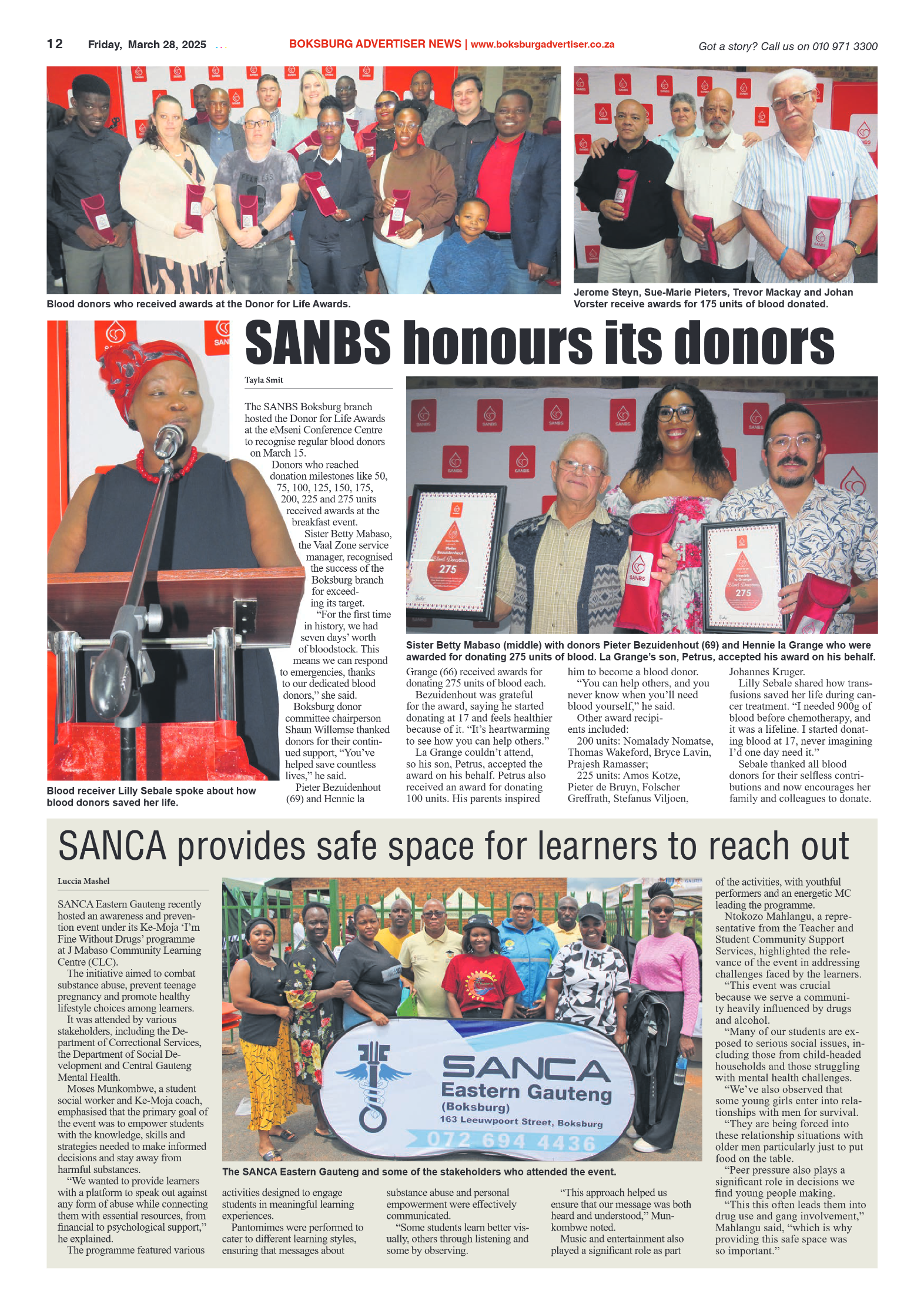 Boksburg Advertiser 28 March 2025 page 12
