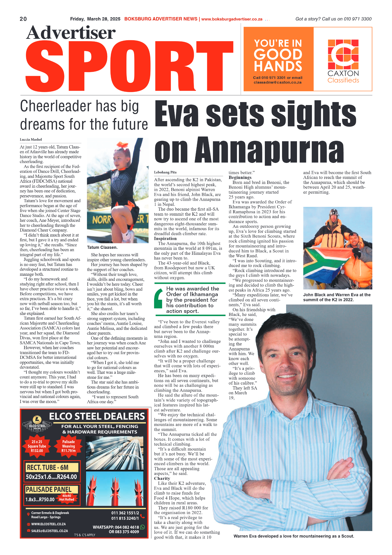 Boksburg Advertiser 28 March 2025 page 20