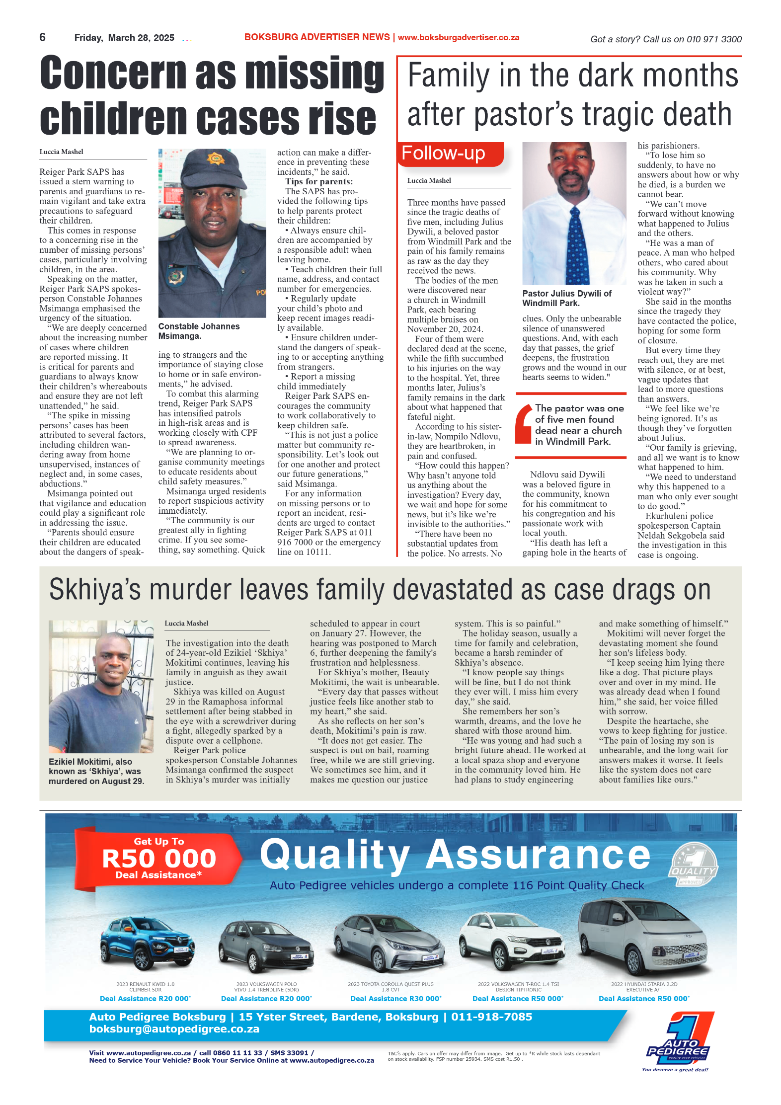Boksburg Advertiser 28 March 2025 page 6