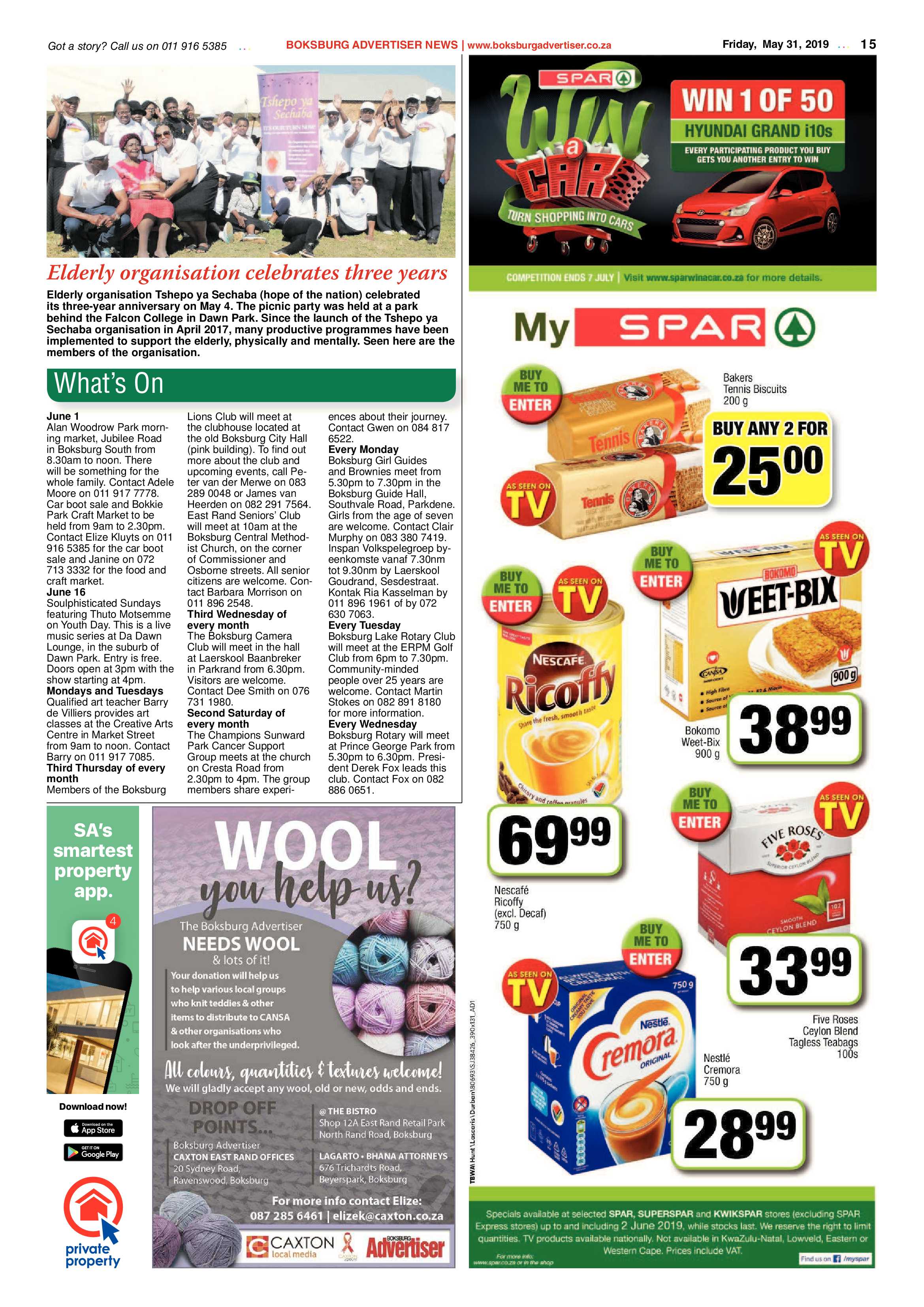 Boksburg Advertiser 28 May 2019 page 15