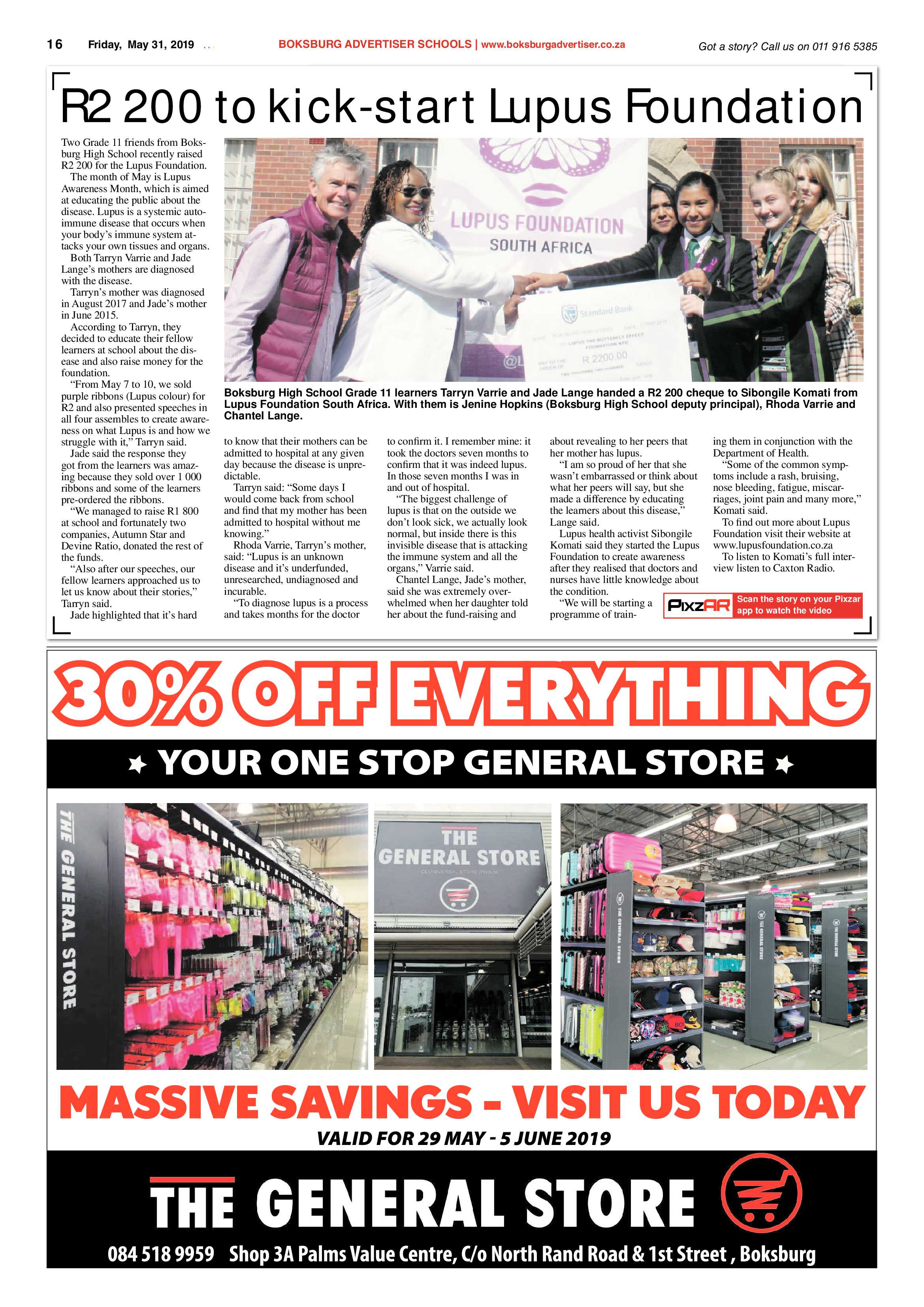 Boksburg Advertiser 28 May 2019 page 16