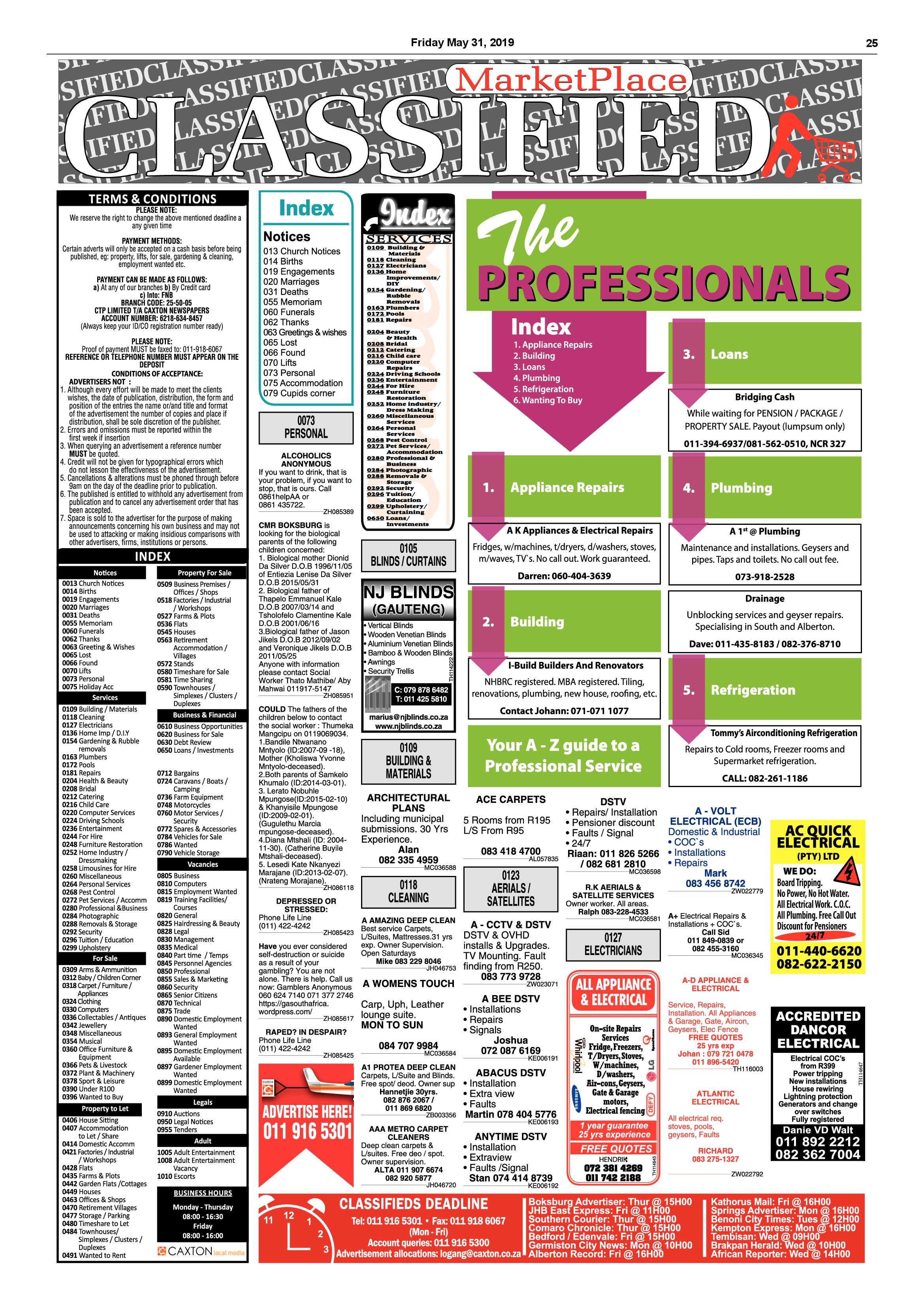 Boksburg Advertiser 28 May 2019 page 25