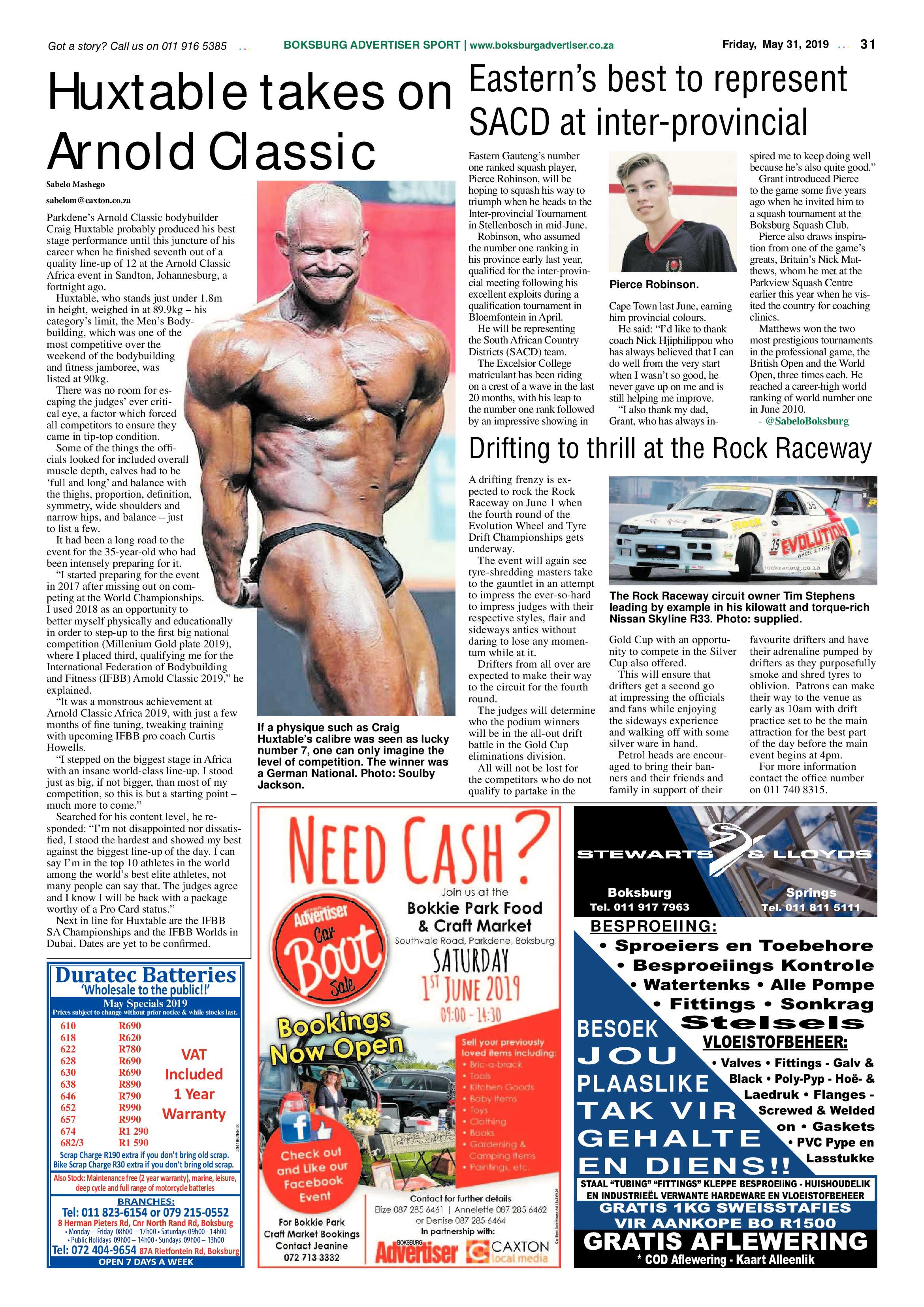 Boksburg Advertiser 28 May 2019 page 31