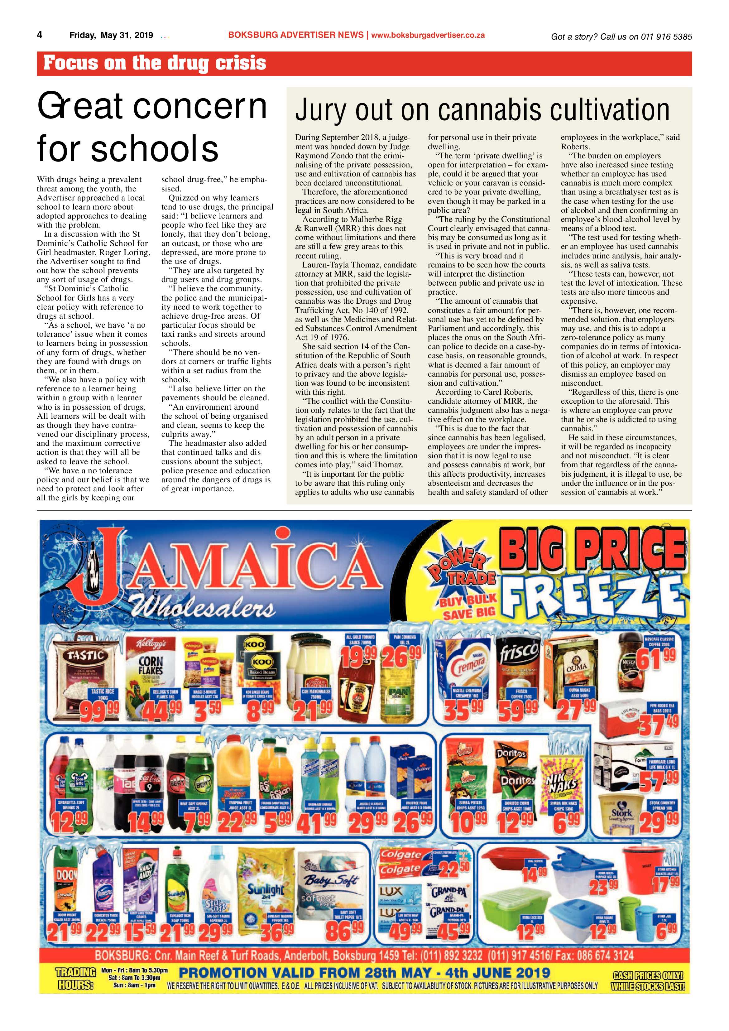 Boksburg Advertiser 28 May 2019 page 4
