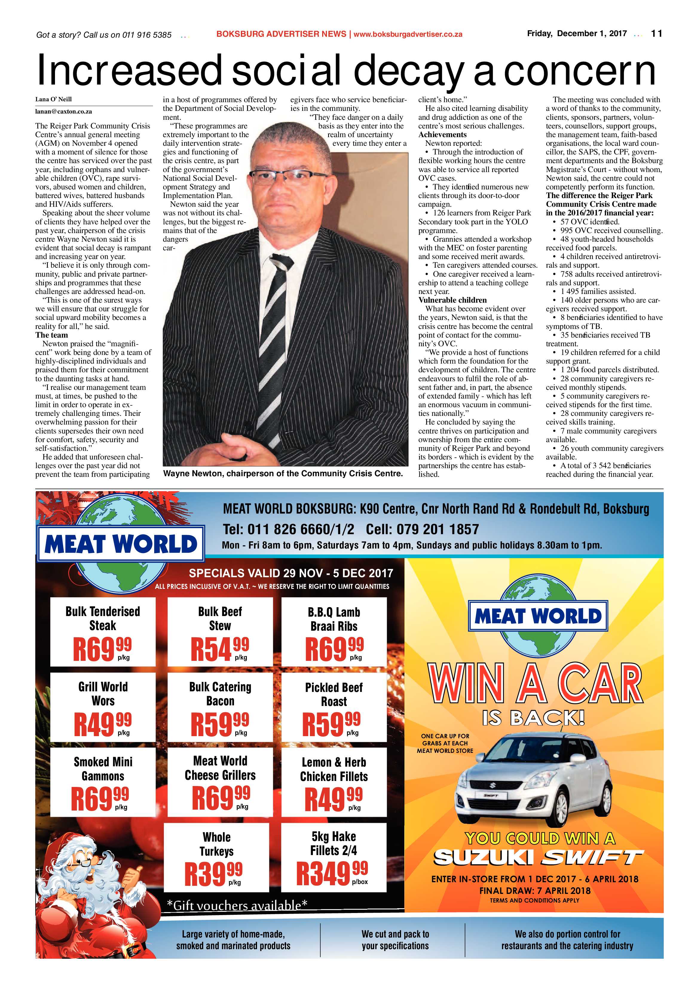Boksburg Advertiser 28 November 2017 page 11