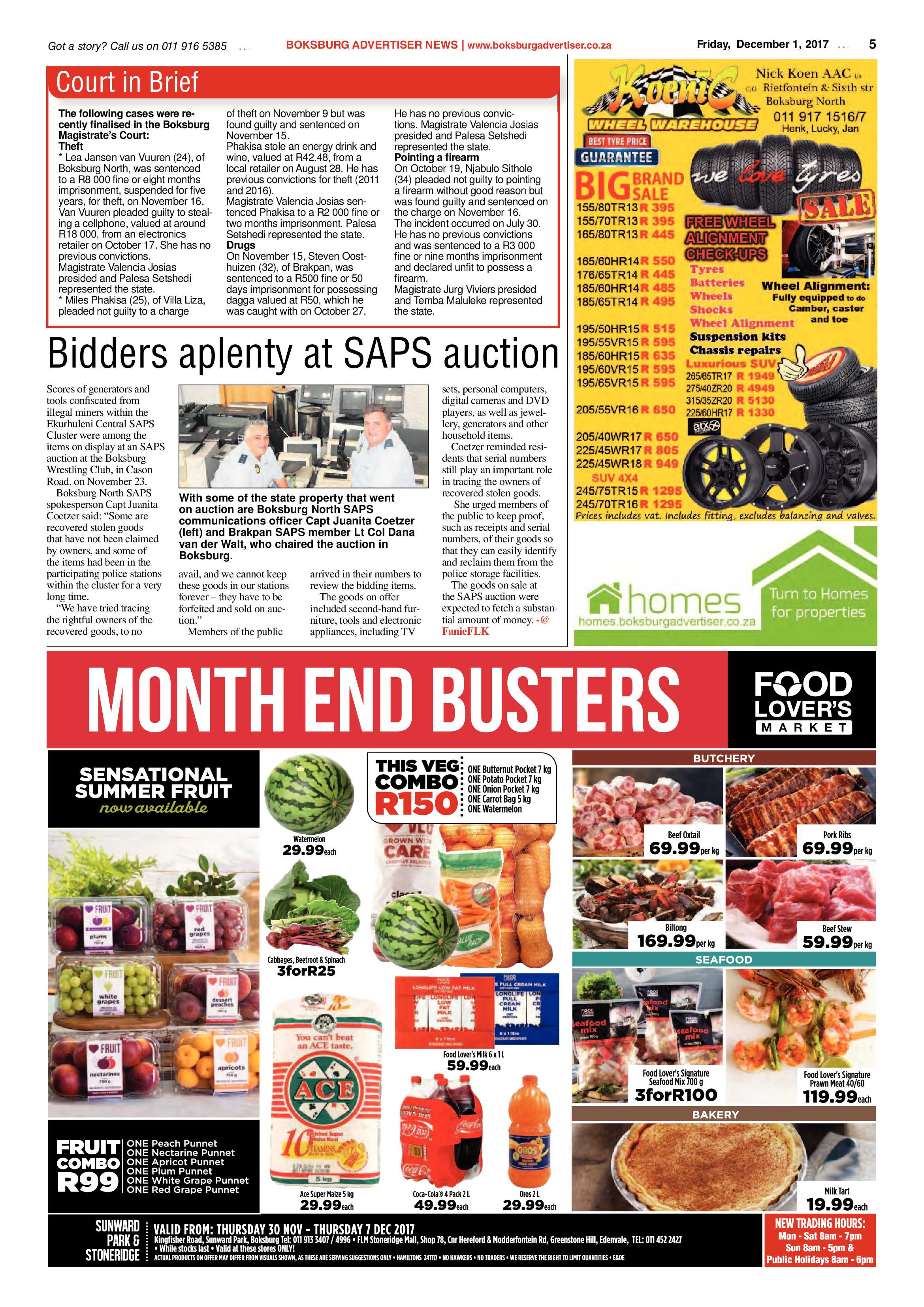 Boksburg Advertiser 28 November 2017 page 5