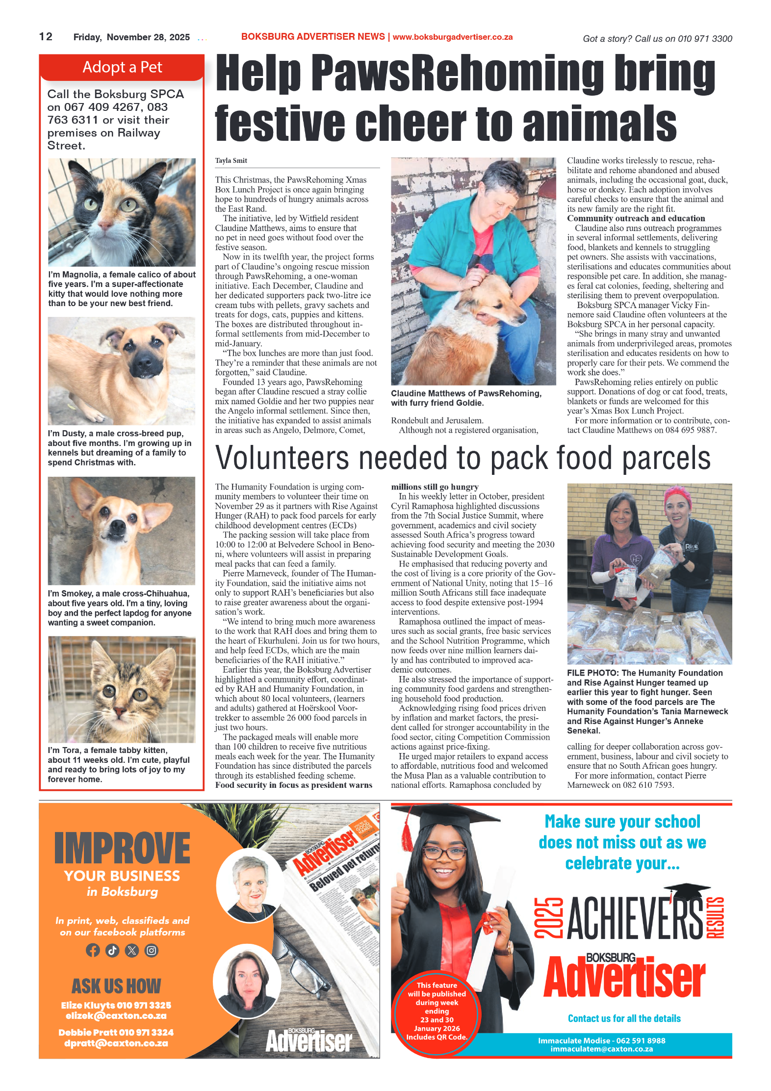 Boksburg Advertiser 28 November 2025 page 12