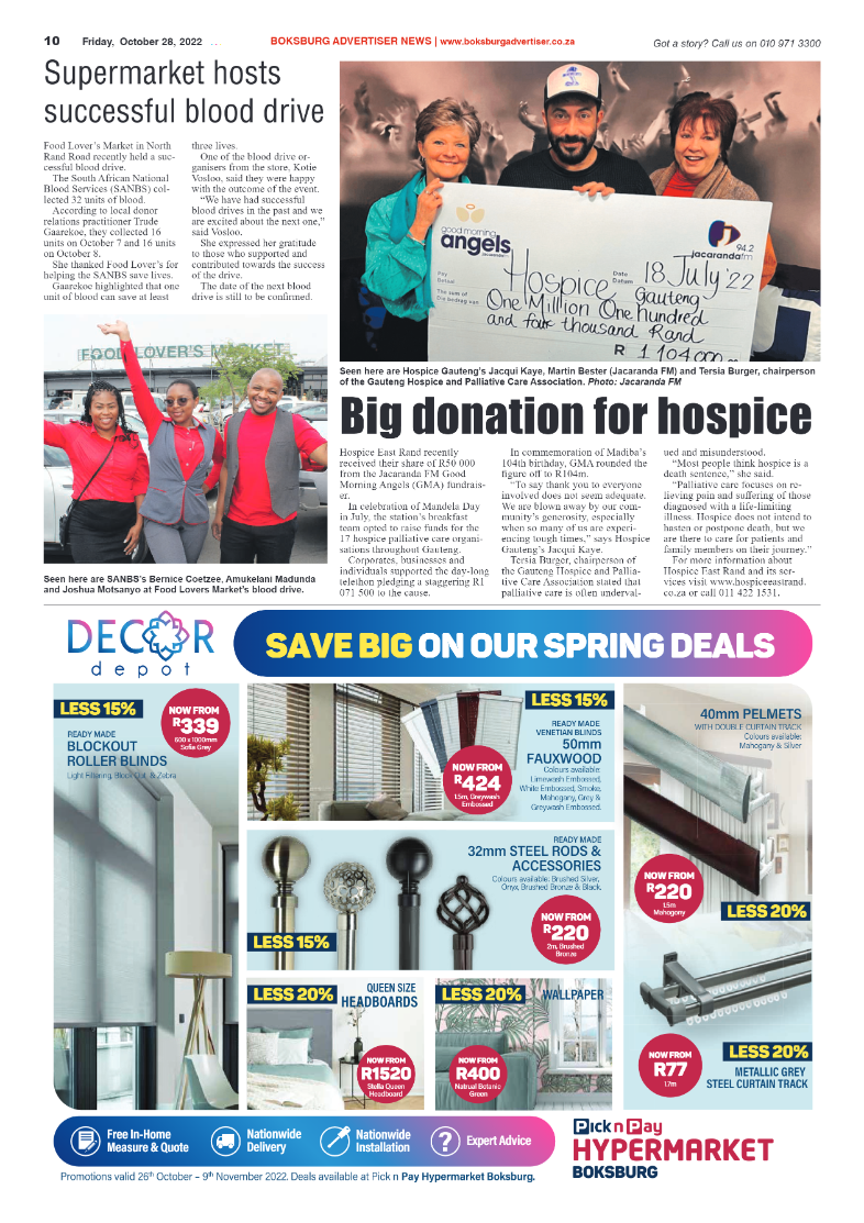 Boksburg Advertiser 28 October 2022 page 10