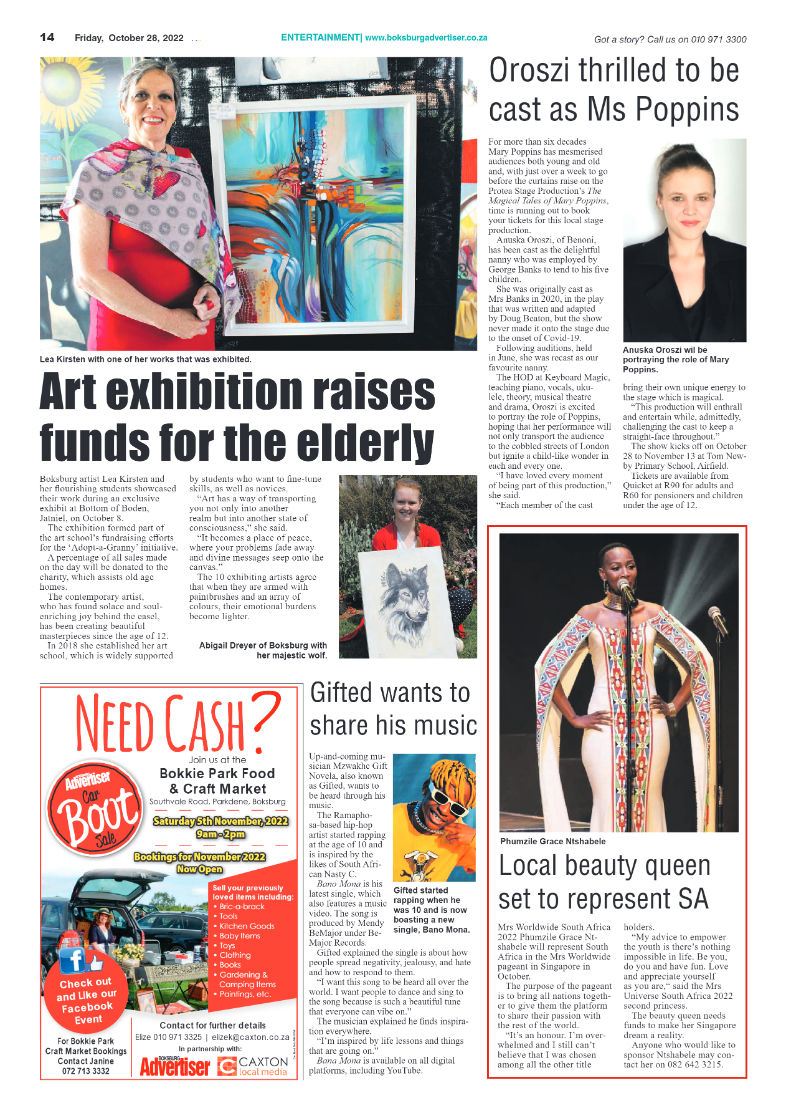 Boksburg Advertiser 28 October 2022 page 14