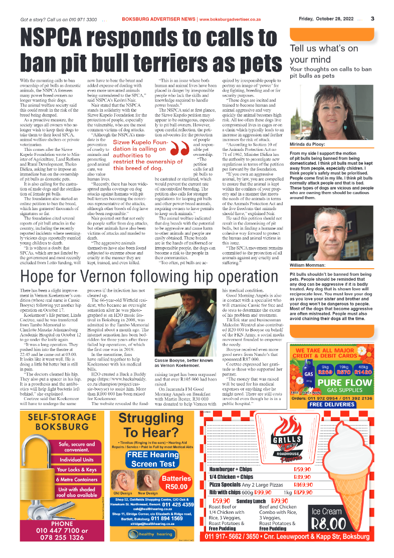 Boksburg Advertiser 28 October 2022 page 3