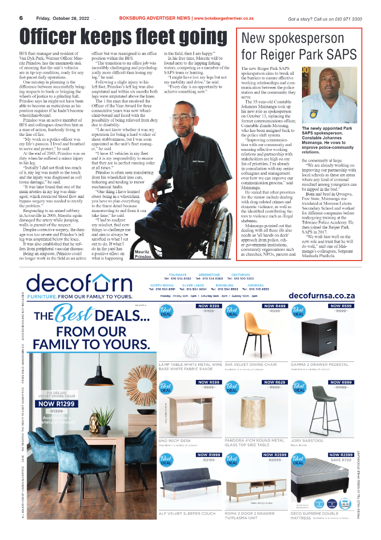 Boksburg Advertiser 28 October 2022 page 6