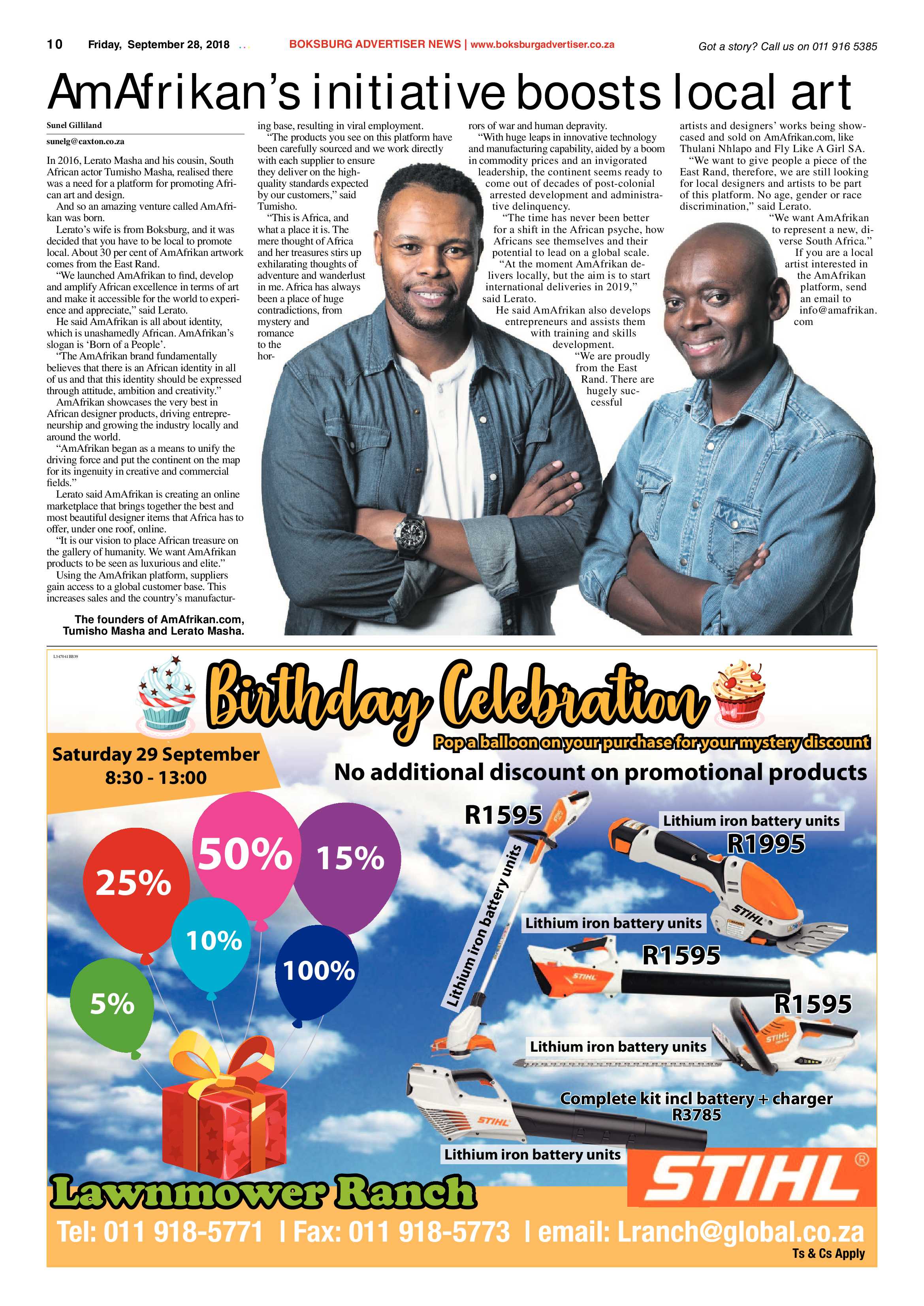 Boksburg Advertiser 25 September 2018 page 10