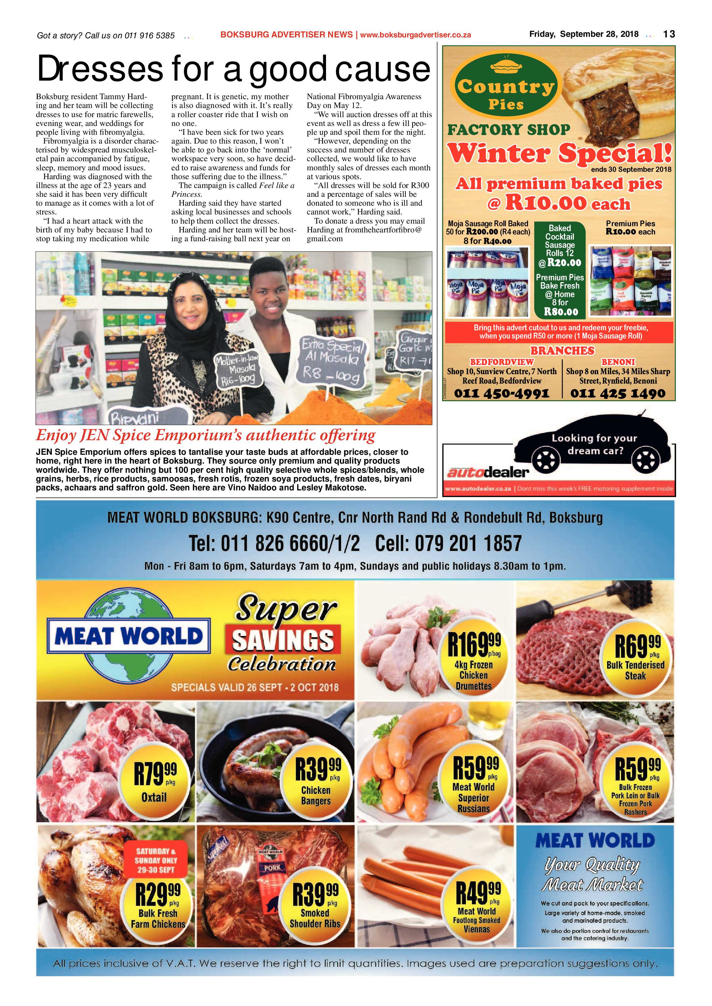 Boksburg Advertiser 25 September 2018 page 13