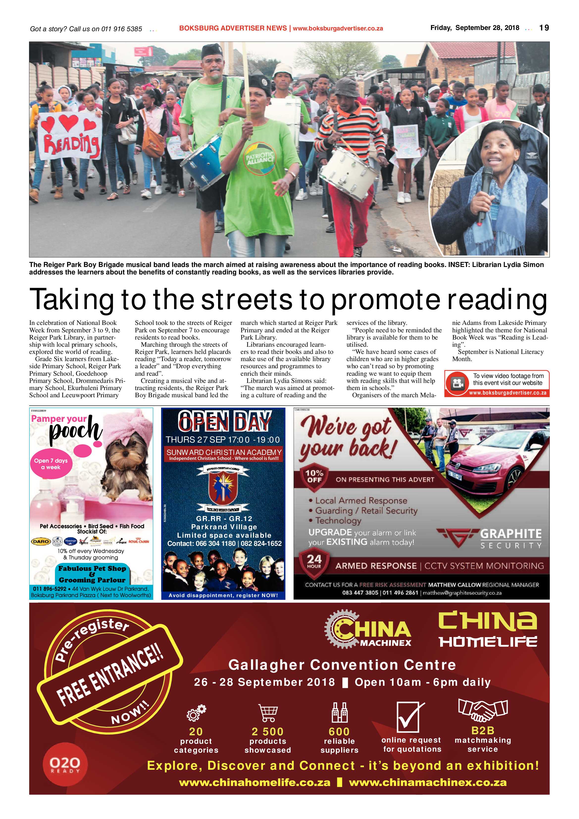 Boksburg Advertiser 25 September 2018 page 19