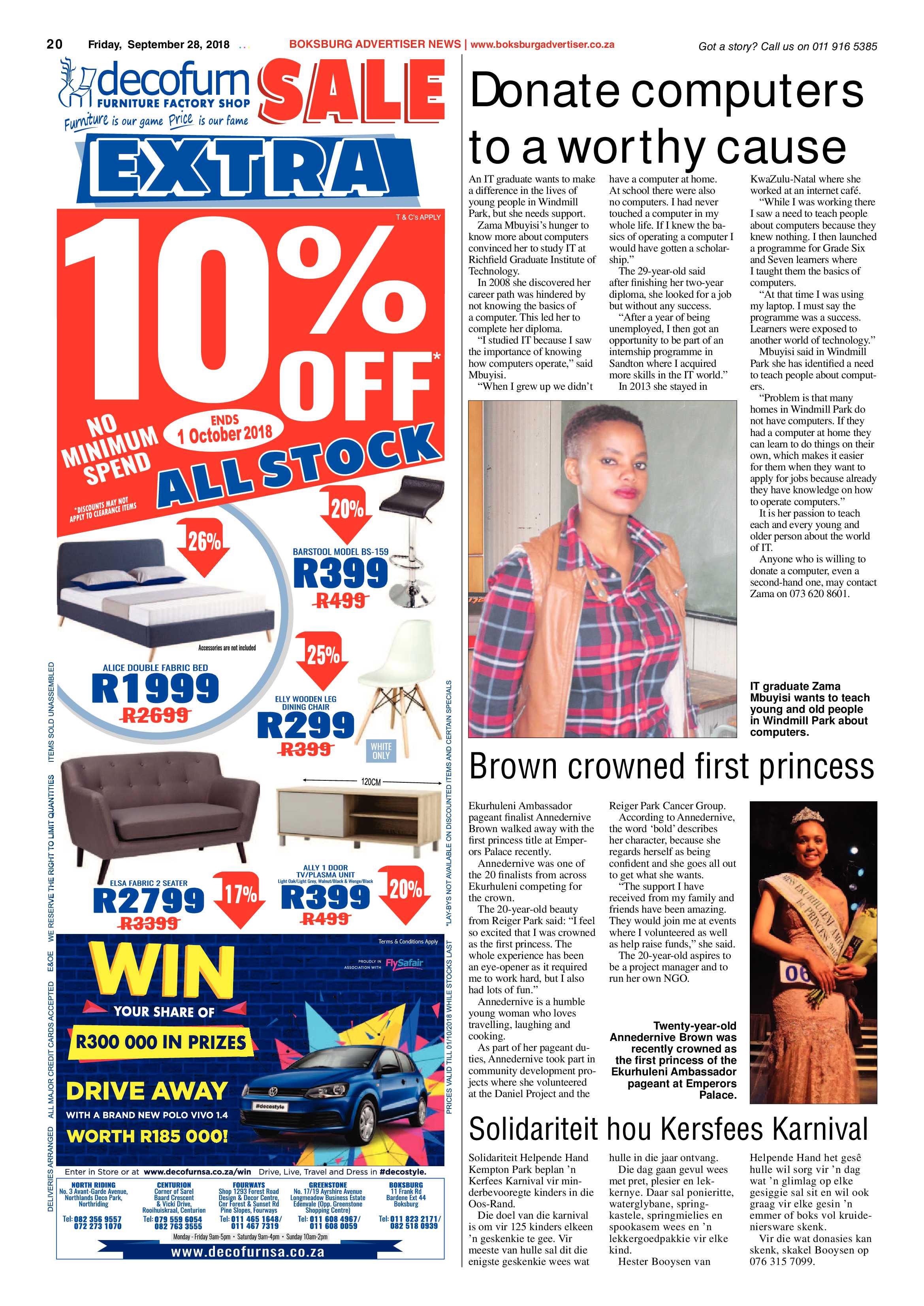Boksburg Advertiser 25 September 2018 page 20