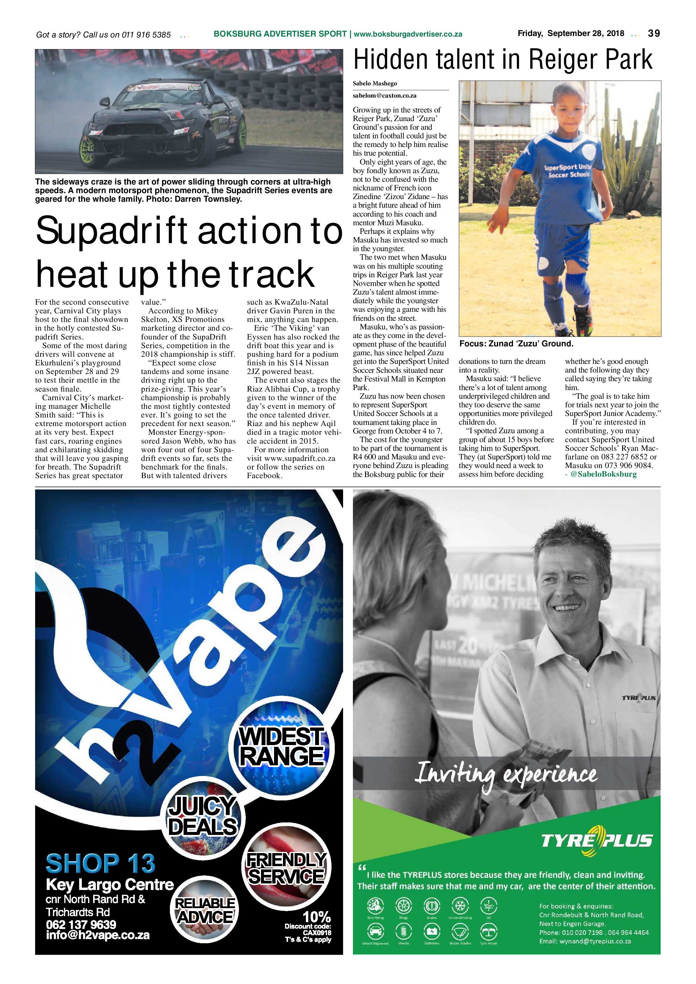 Boksburg Advertiser 25 September 2018 page 39
