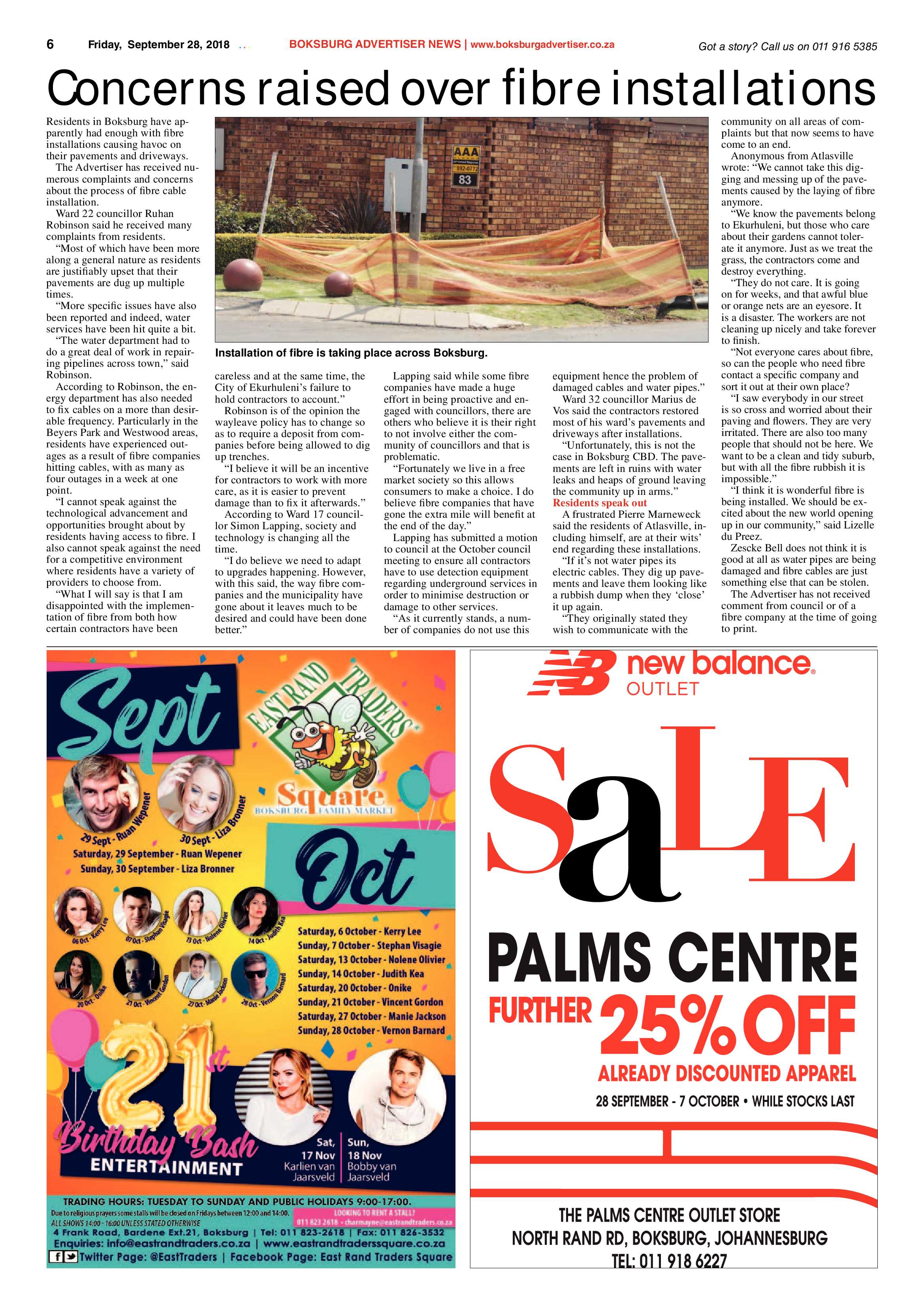 Boksburg Advertiser 25 September 2018 page 6