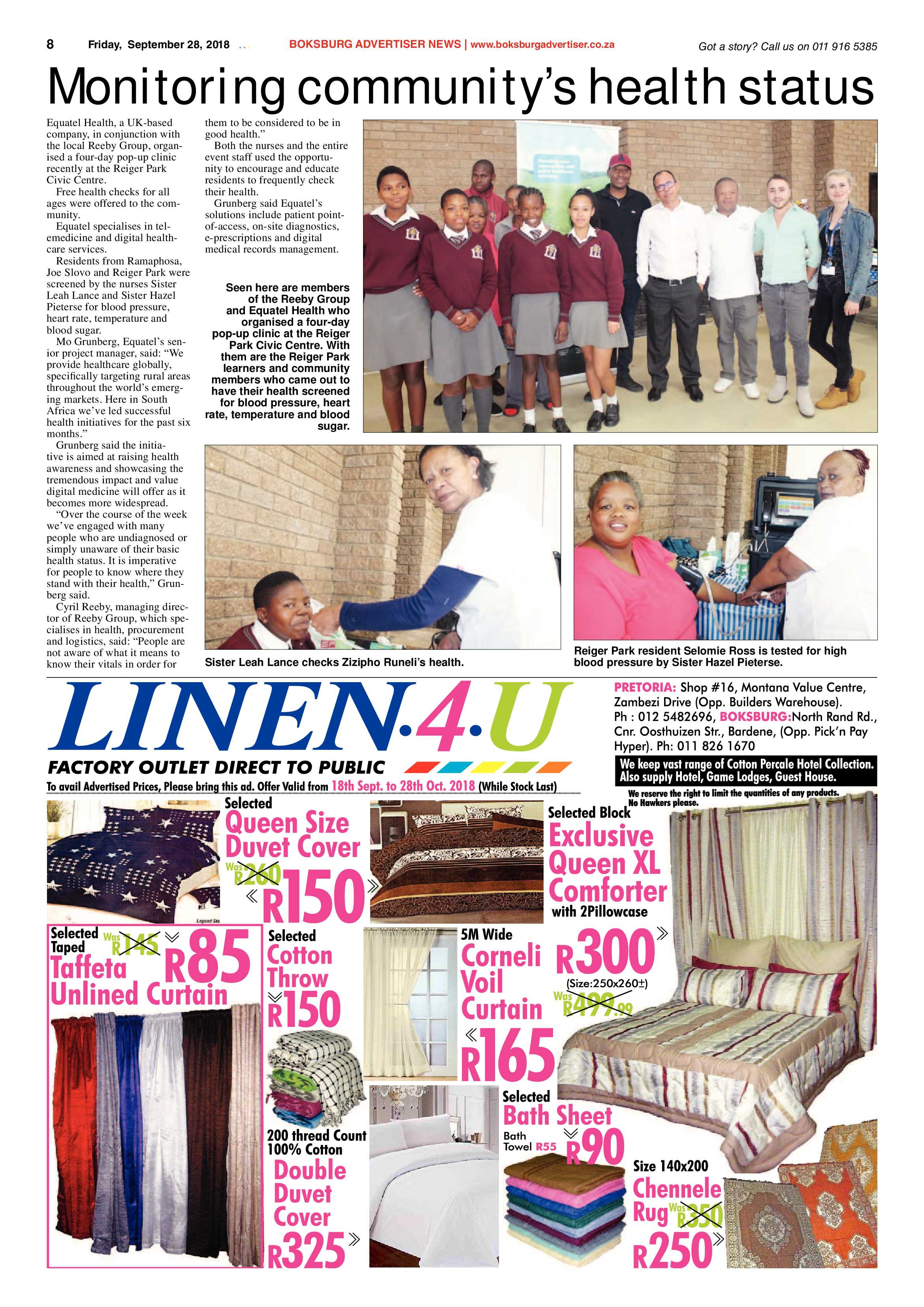 Boksburg Advertiser 25 September 2018 page 8