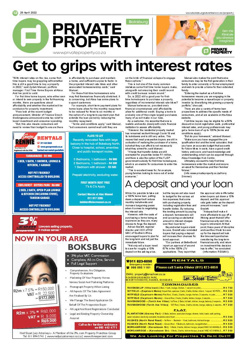Boksburg Advertiser 29 April 2022 page 12