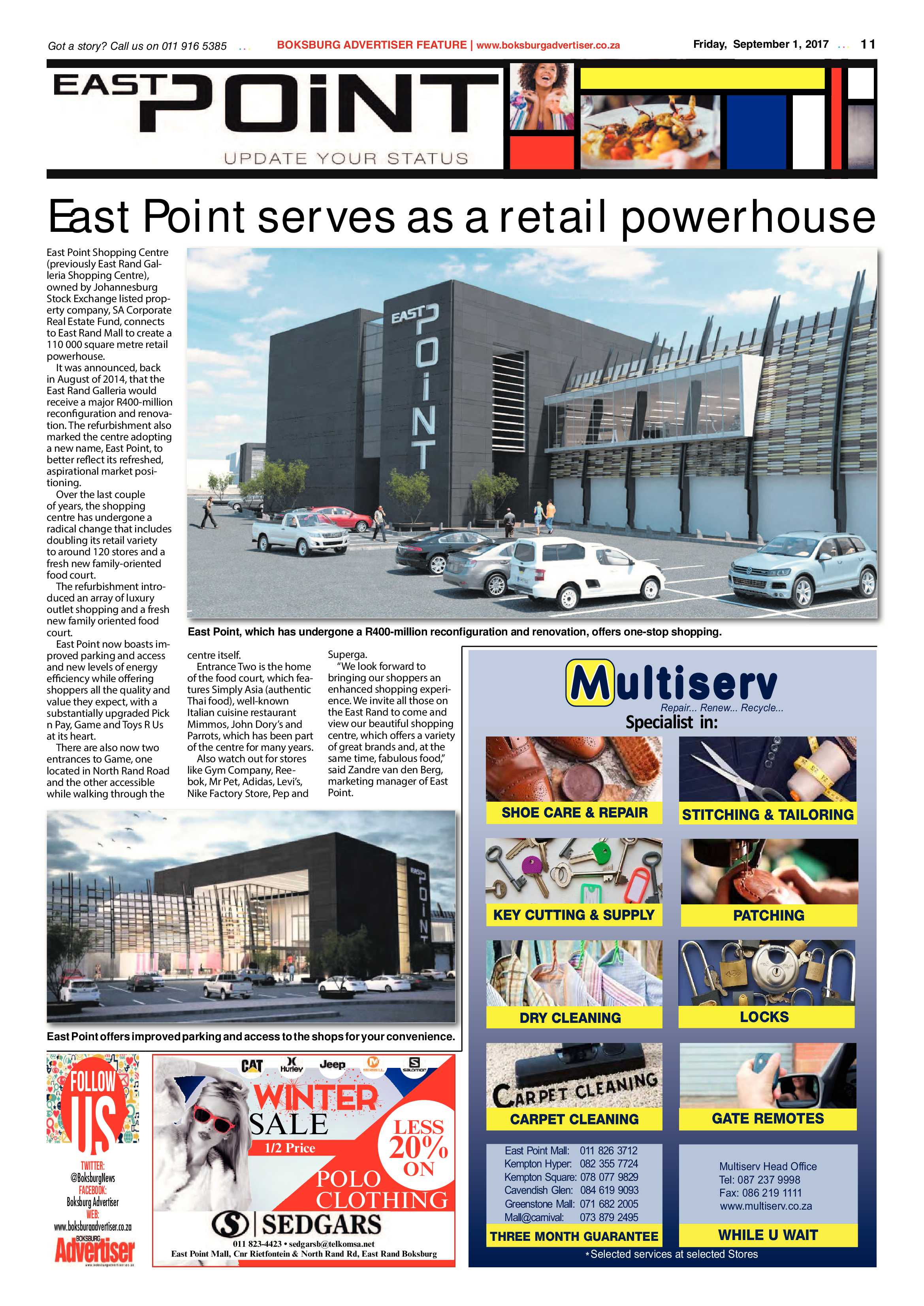 Boksburg Advertiser 29 August 2017 page 11