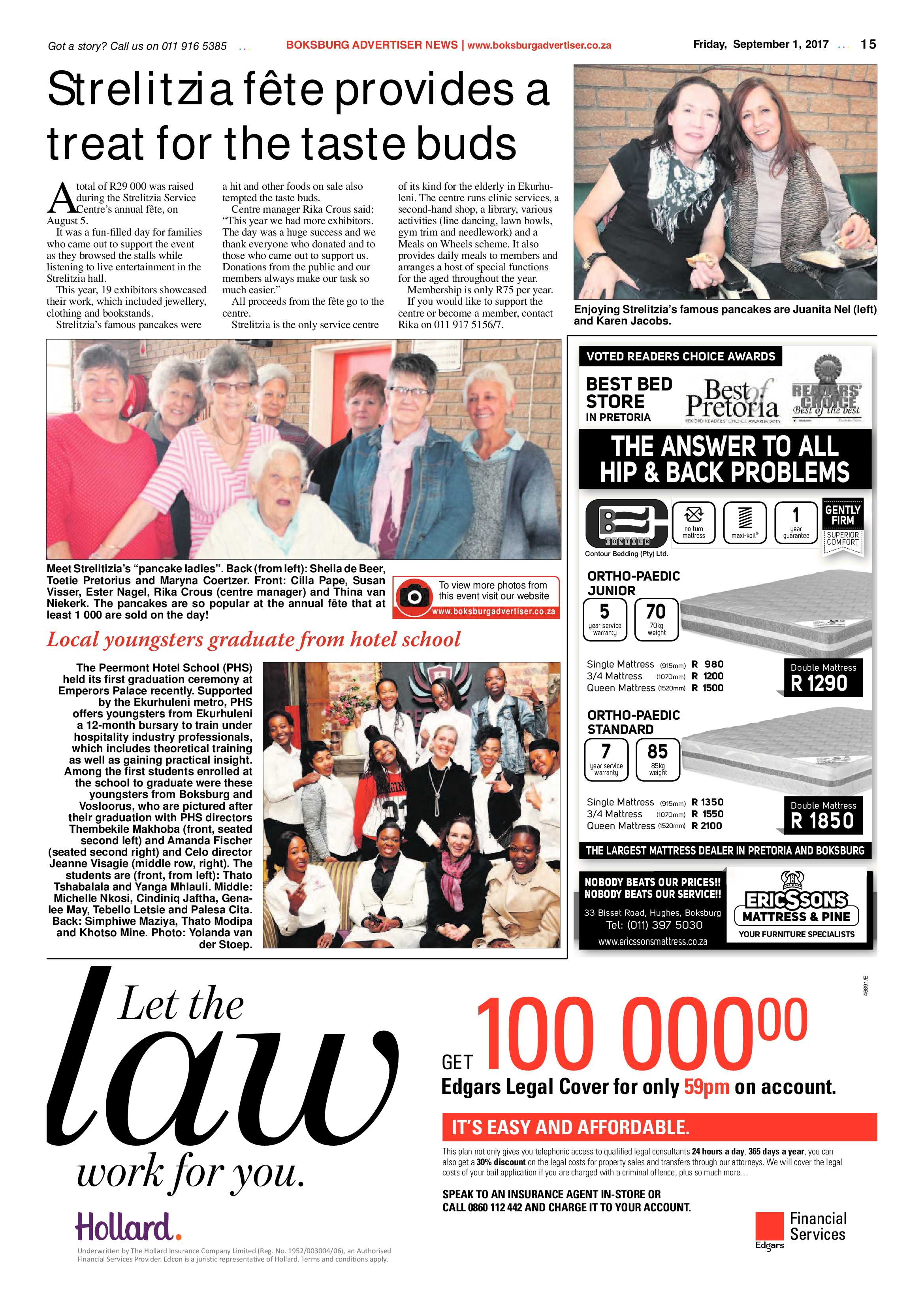 Boksburg Advertiser 29 August 2017 page 15