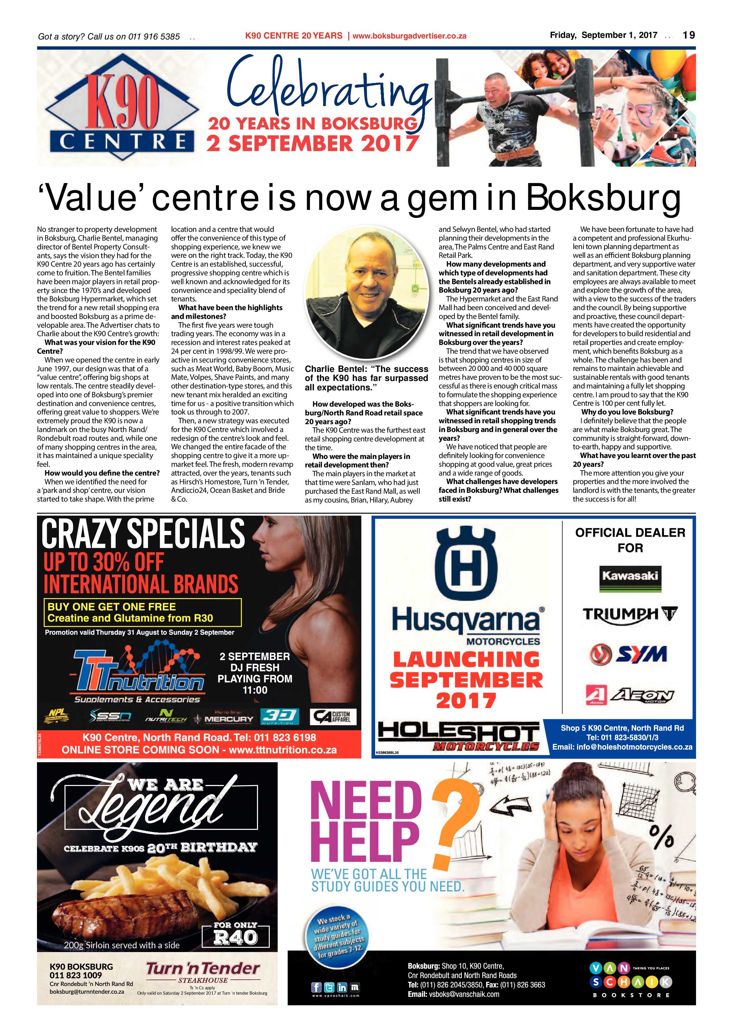 Boksburg Advertiser 29 August 2017 page 19