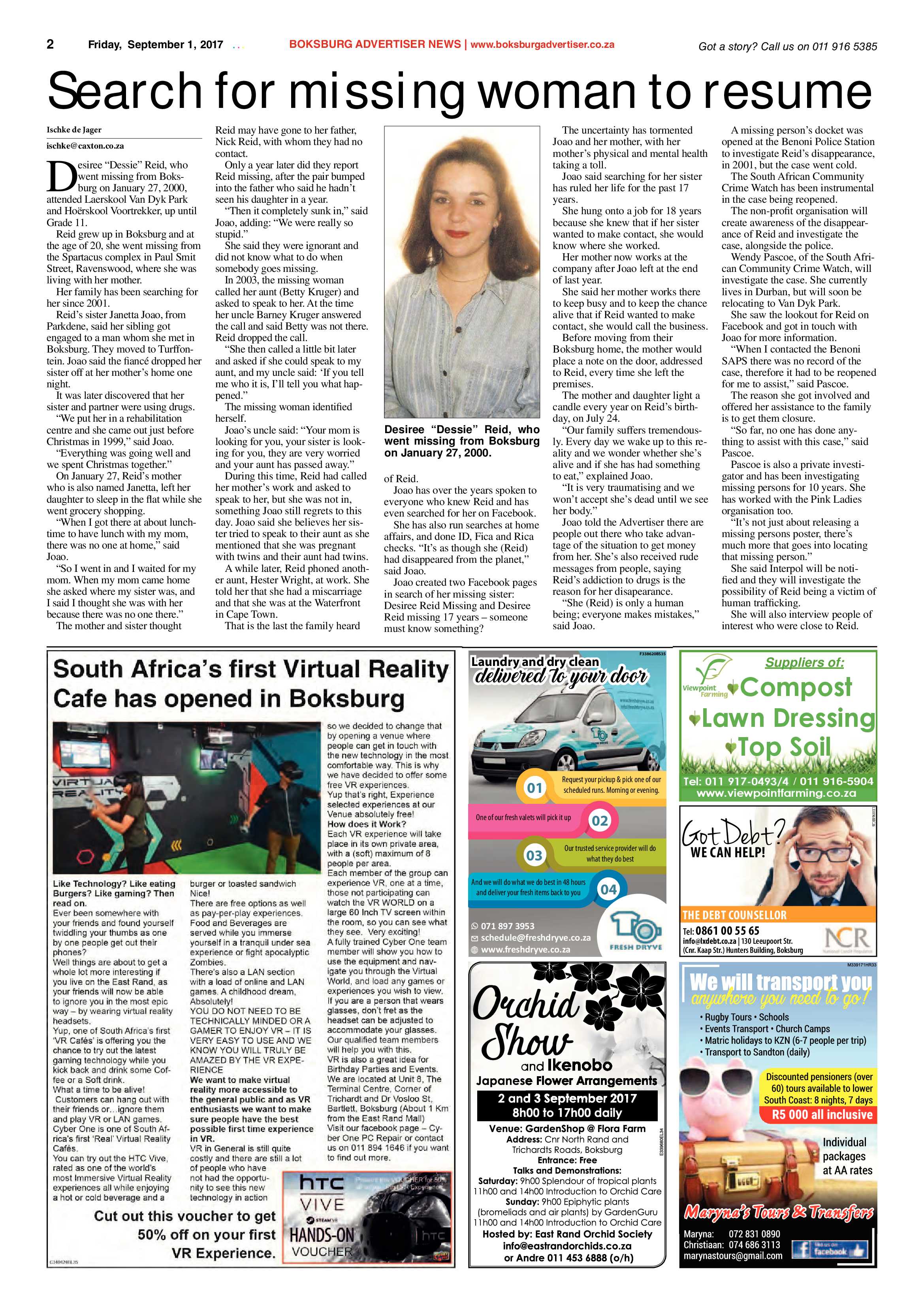 Boksburg Advertiser 29 August 2017 page 2