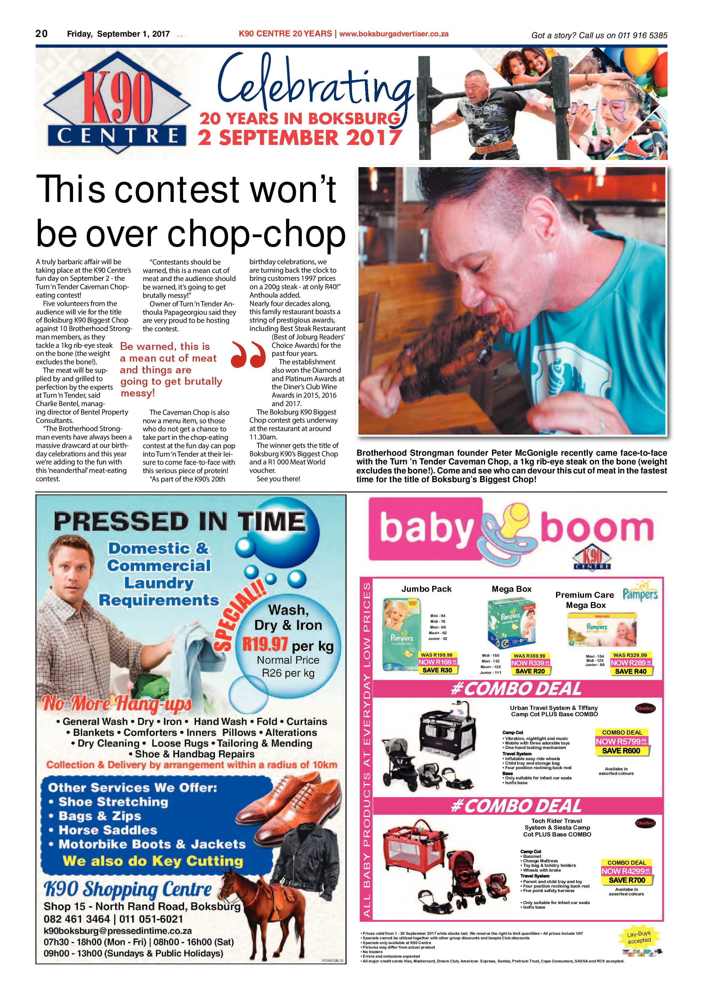 Boksburg Advertiser 29 August 2017 page 20
