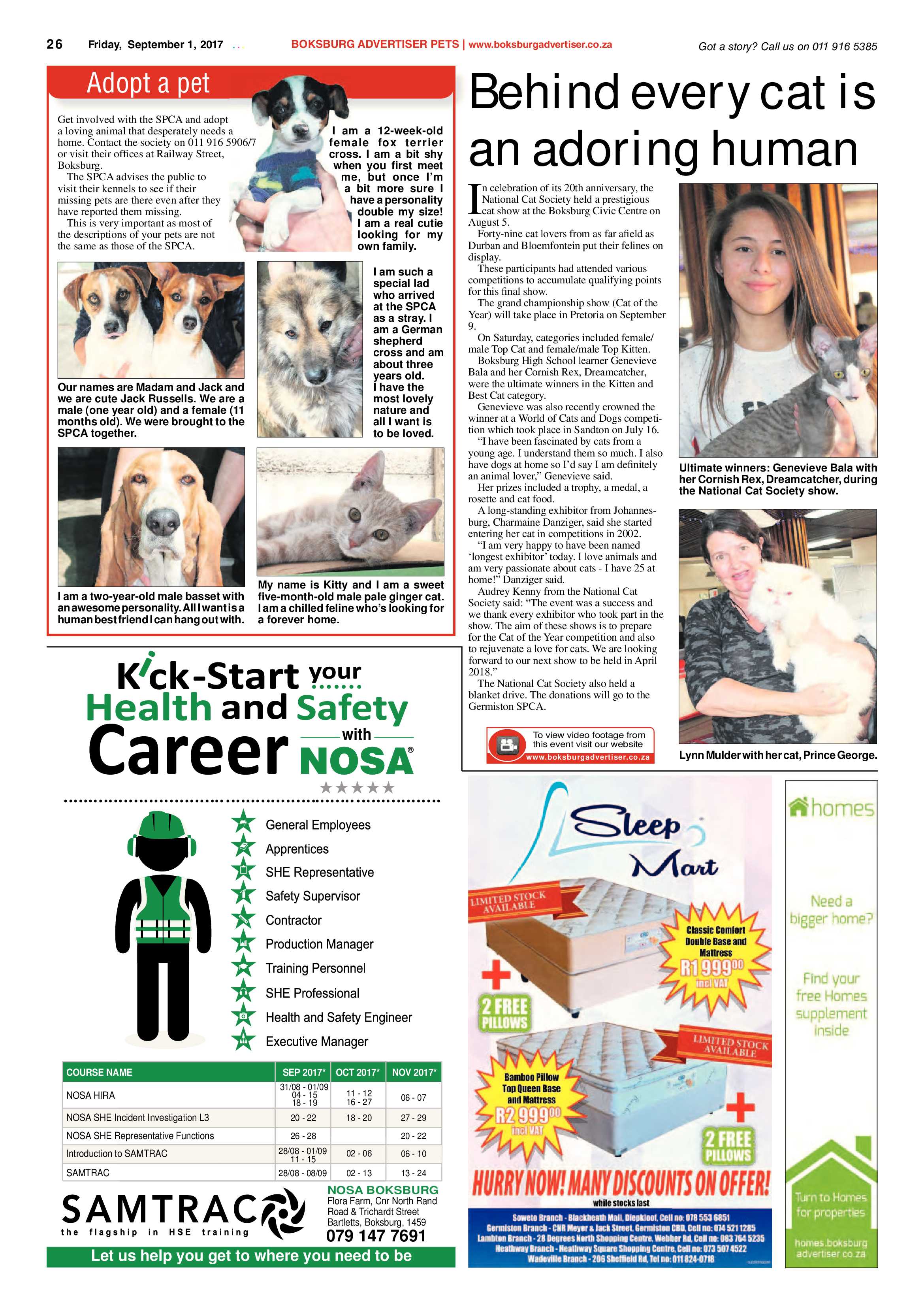 Boksburg Advertiser 29 August 2017 page 26