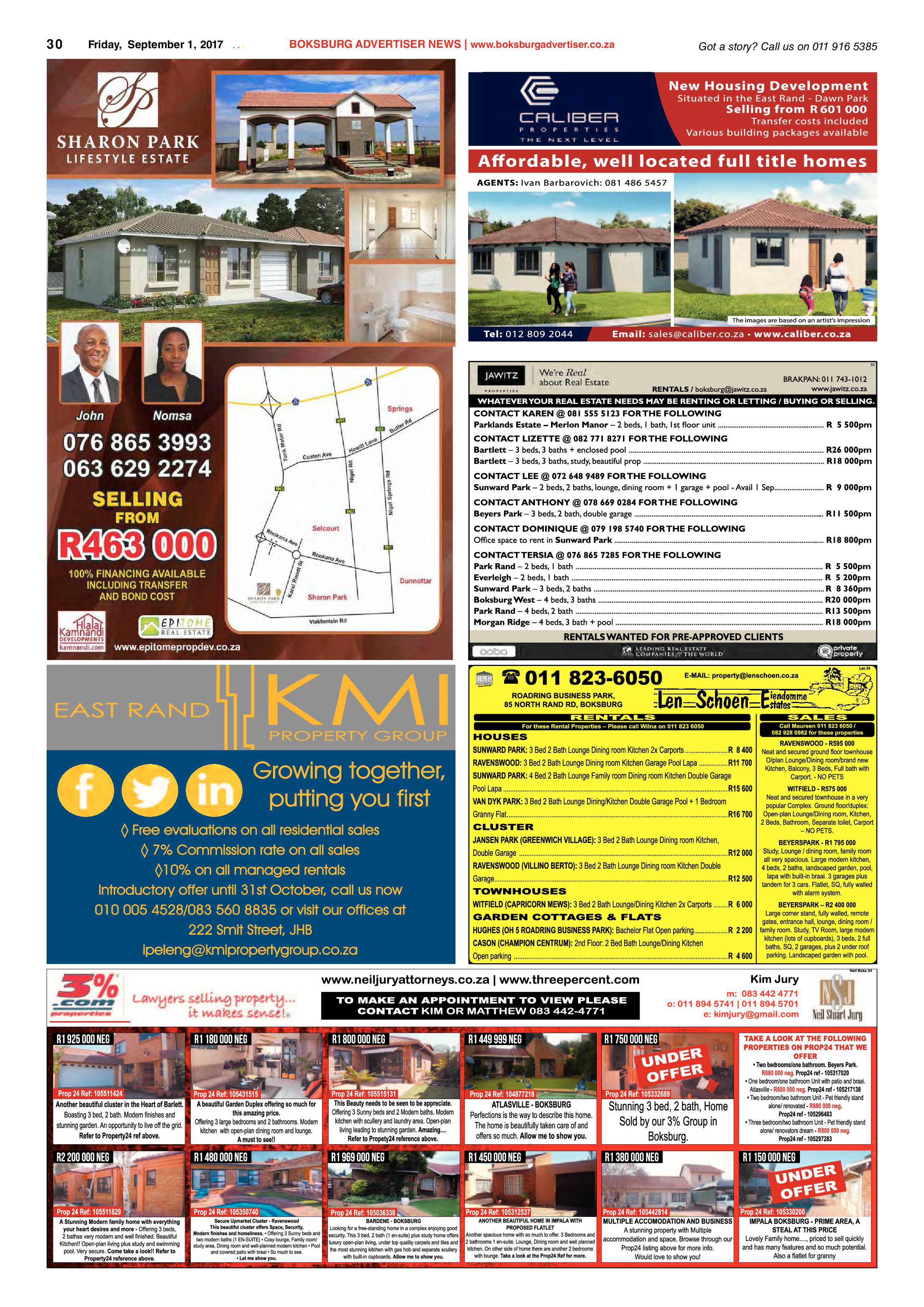 Boksburg Advertiser 29 August 2017 page 30