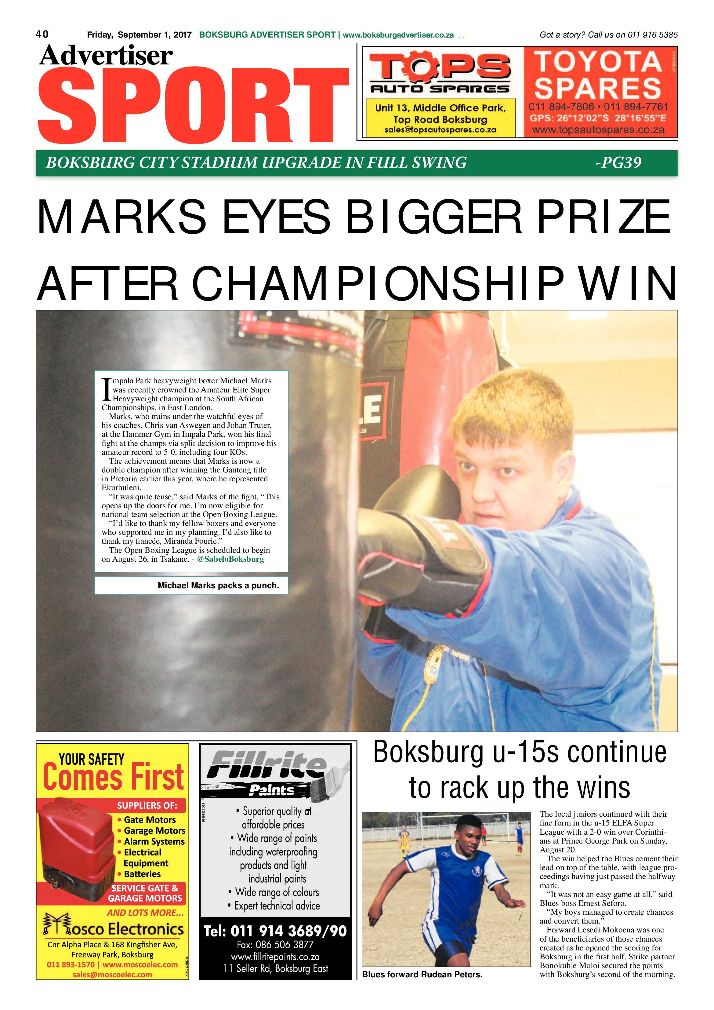 Boksburg Advertiser 29 August 2017 page 40