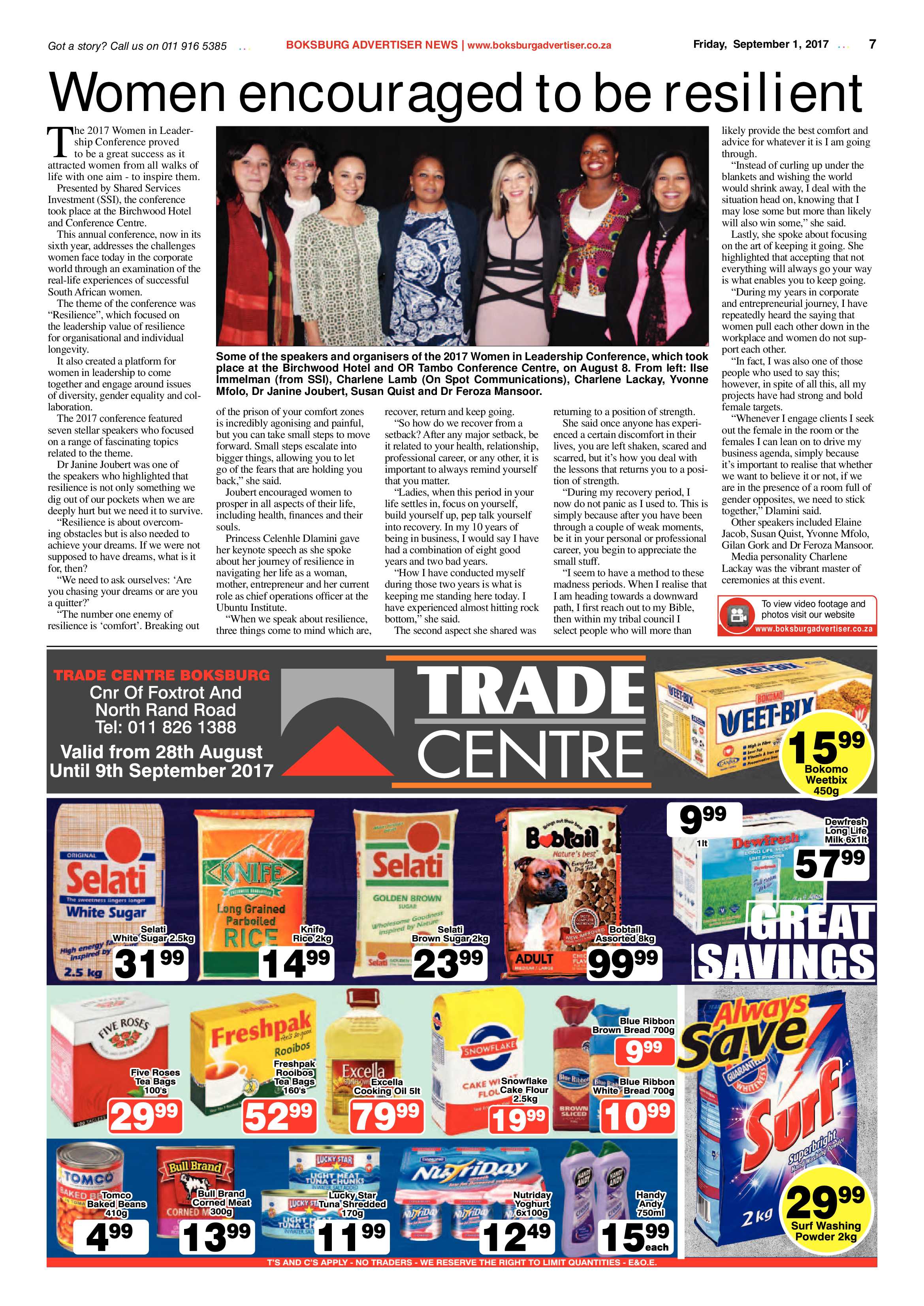 Boksburg Advertiser 29 August 2017 page 7