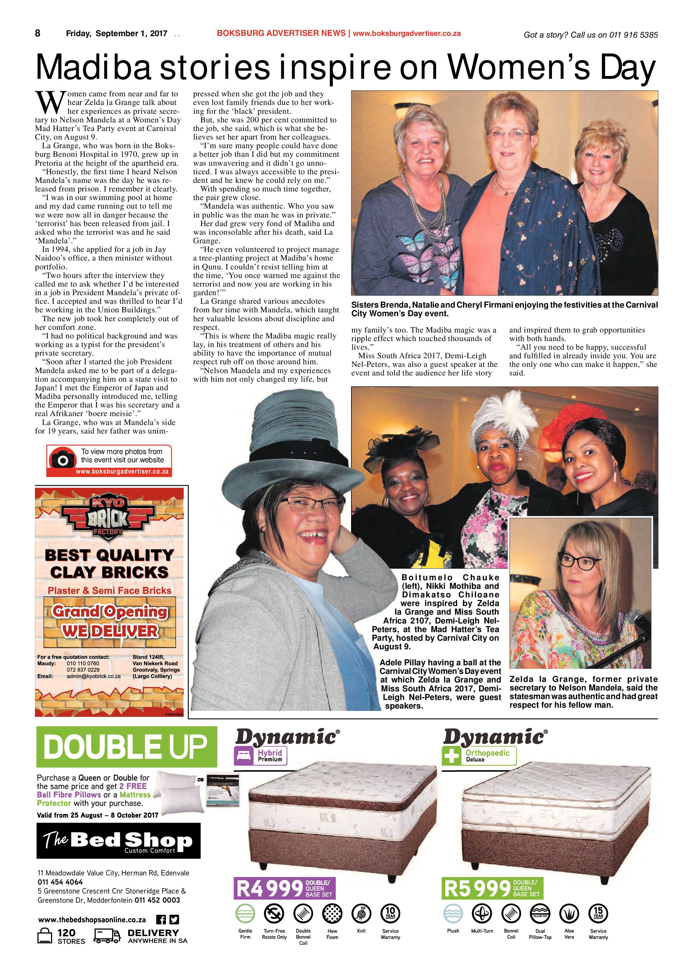 Boksburg Advertiser 29 August 2017 page 8