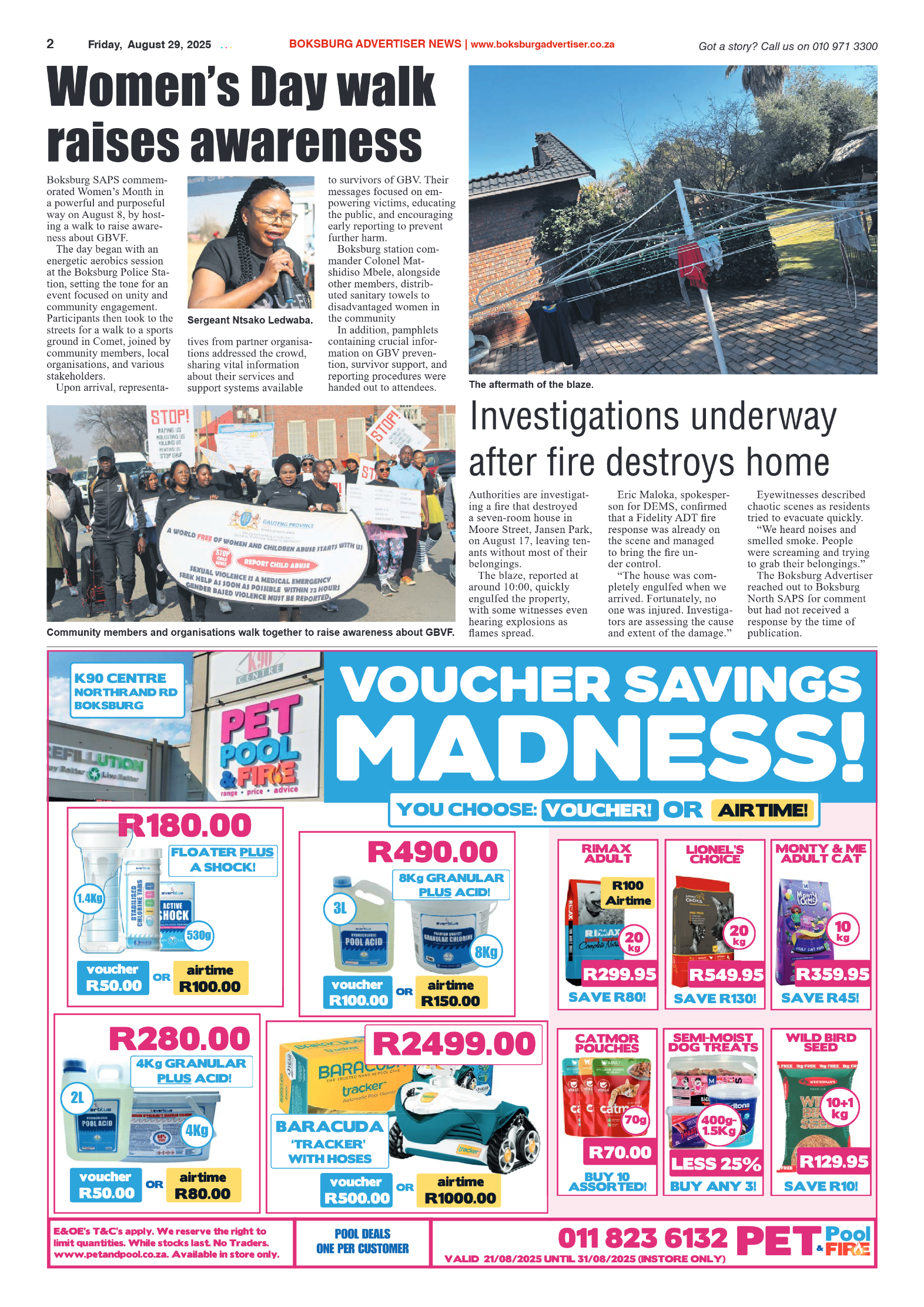 Boksburg Advertiser 29 August 2025 page 2