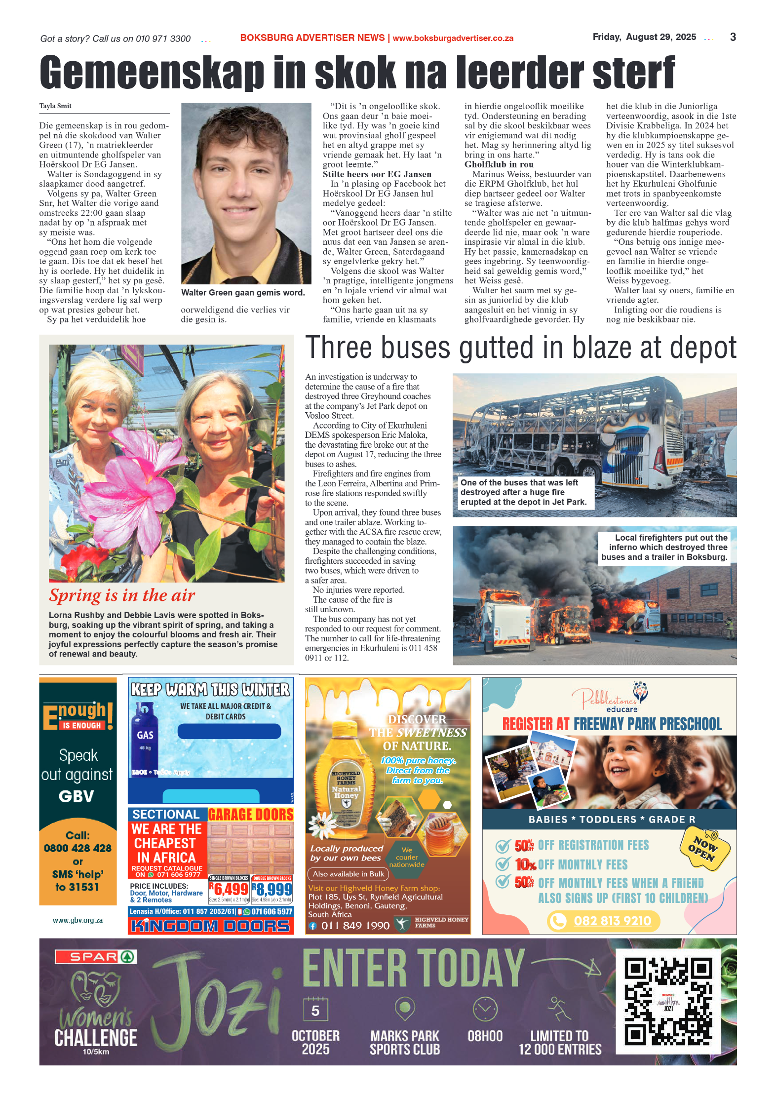 Boksburg Advertiser 29 August 2025 page 3
