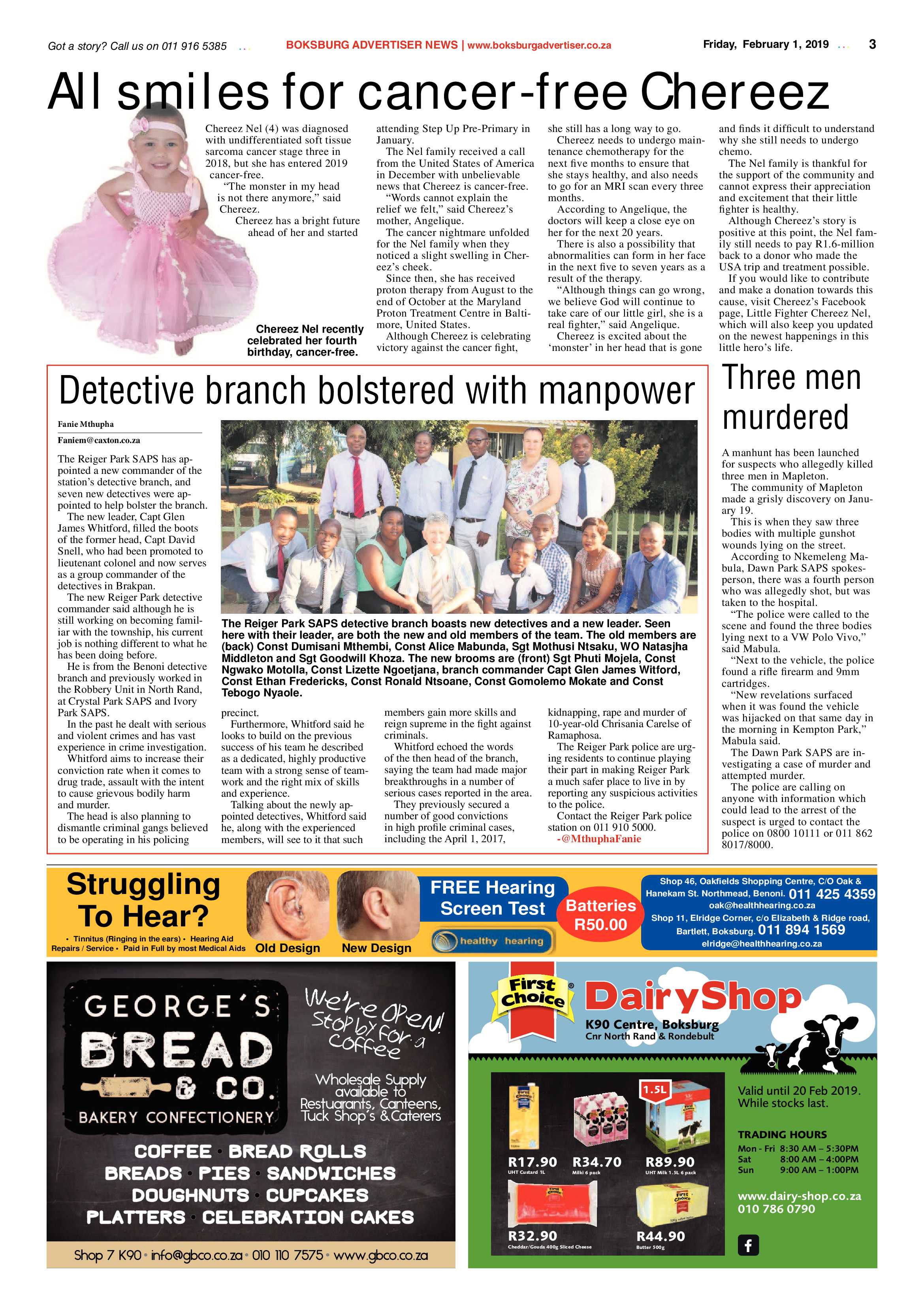 Boksburg Advertiser 29 January 2019 page 3